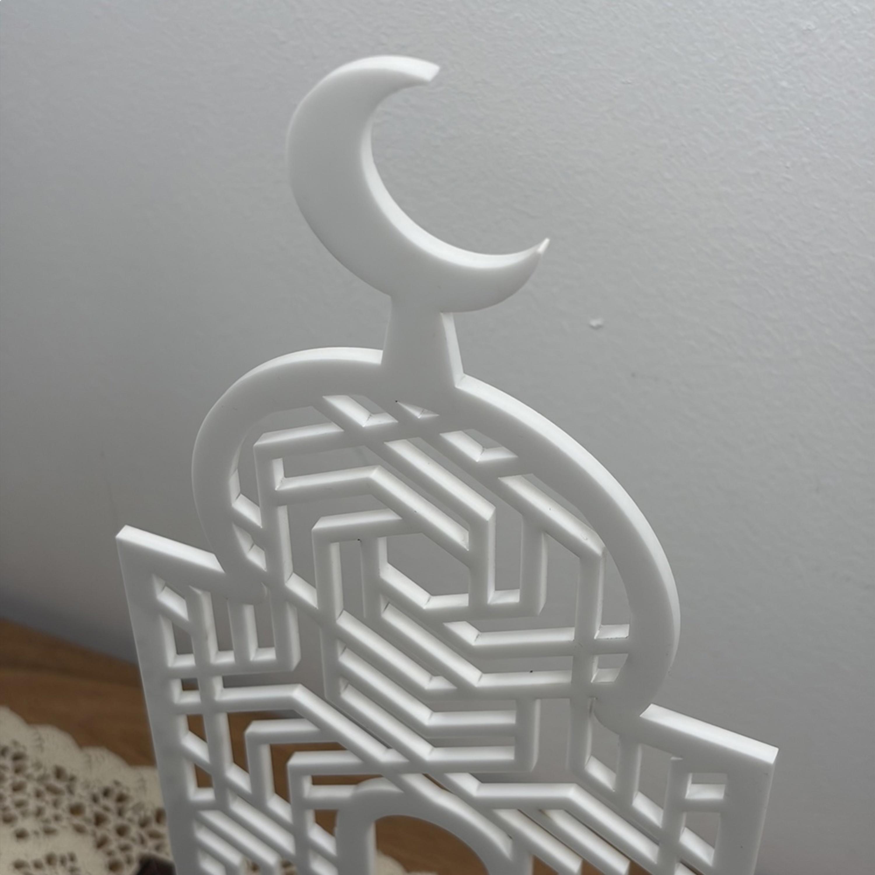 Islamic Acrylic Decorative Stand 14x35 cm-household-decor-decorativeobjectsandsculptures-image-2