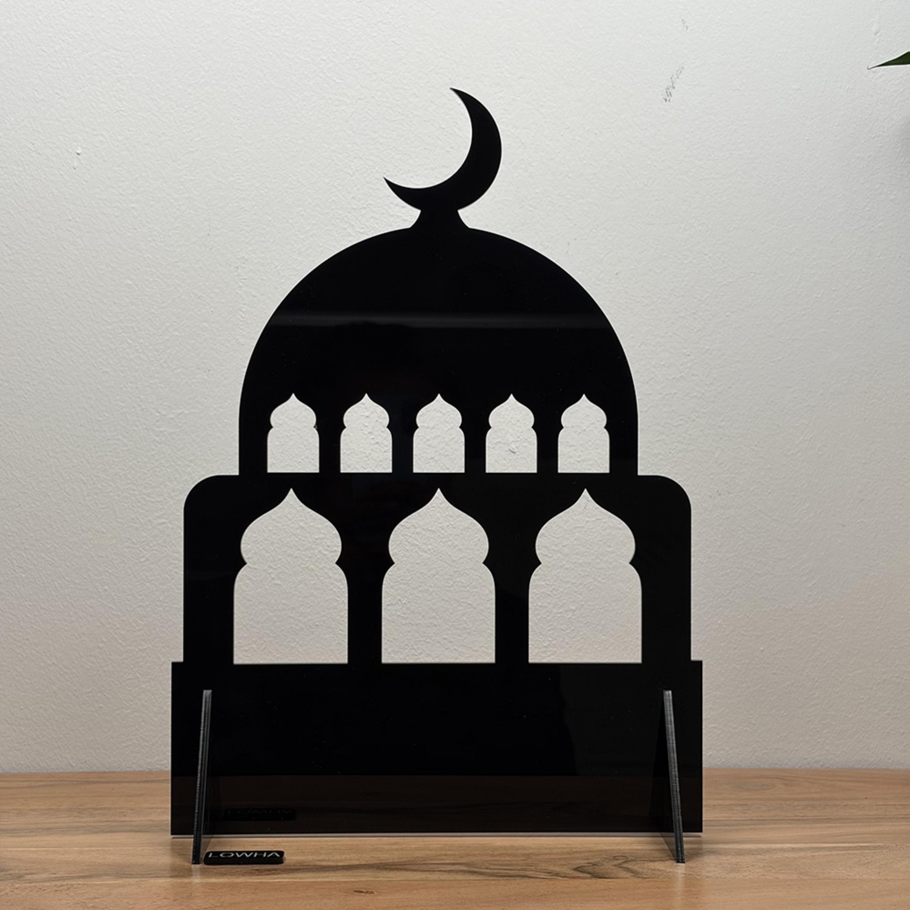 Islamic Mosque Acrylic Decorative Stand-household-decor-decorativeobjectsandsculptures-image-3