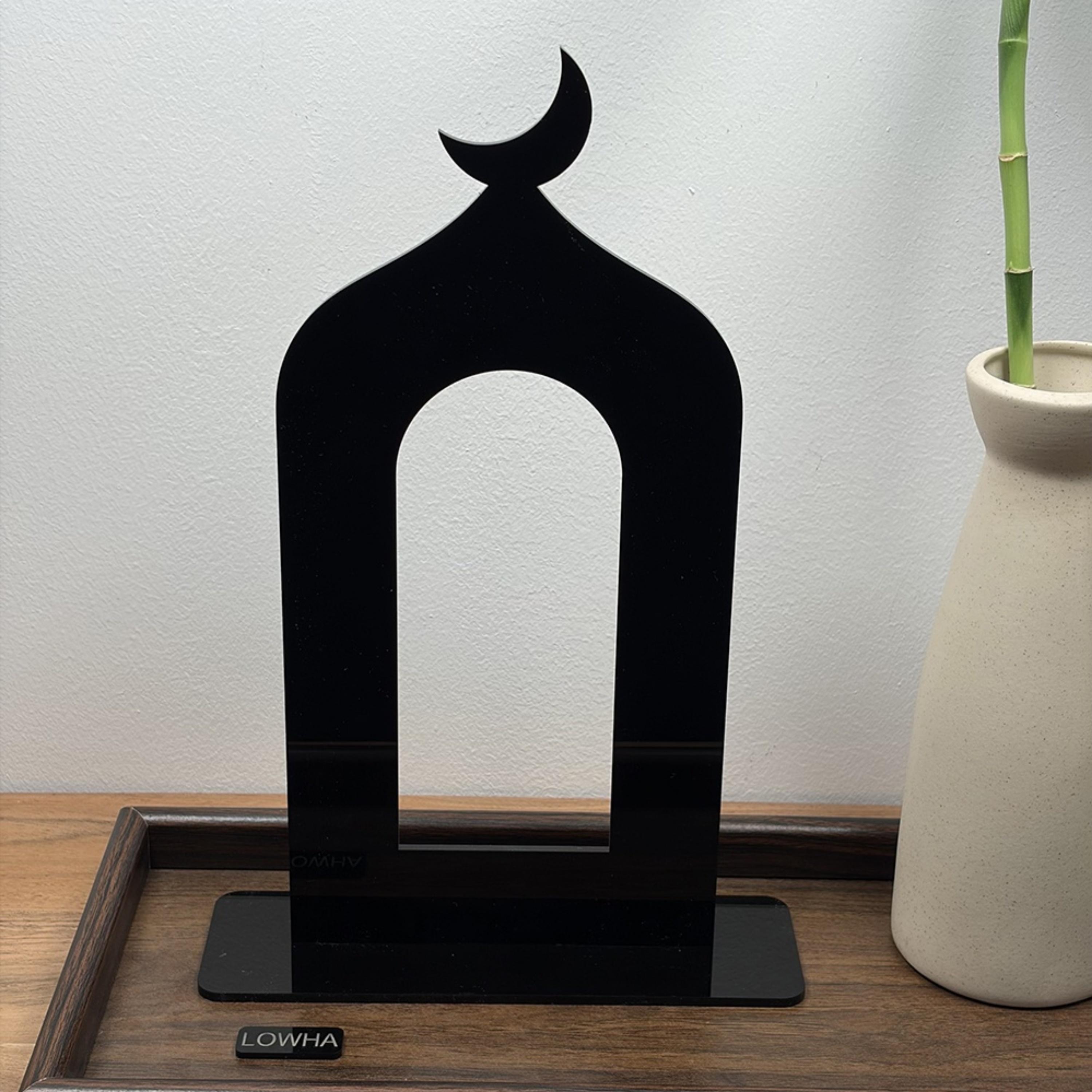 Islamic Arch Acrylic Decor 15x32cm-household-decor-decorativeobjectsandsculptures-image-1