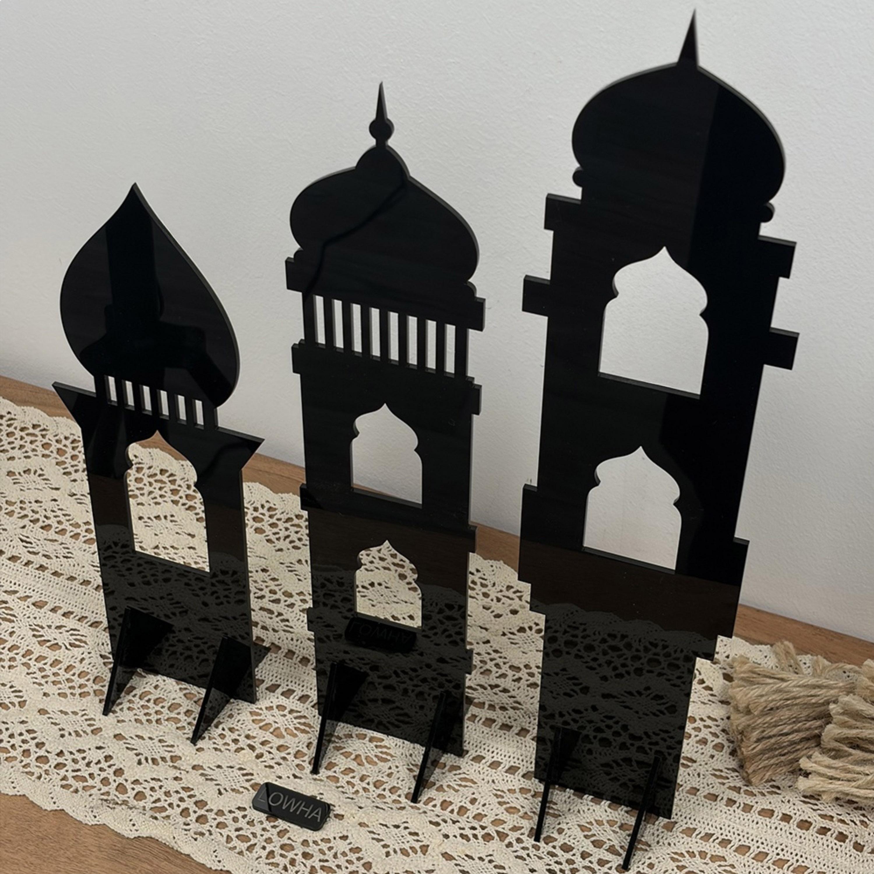 Acrylic Islamic Decorative Stands Set-household-decor-decorativeobjectsandsculptures-image-1