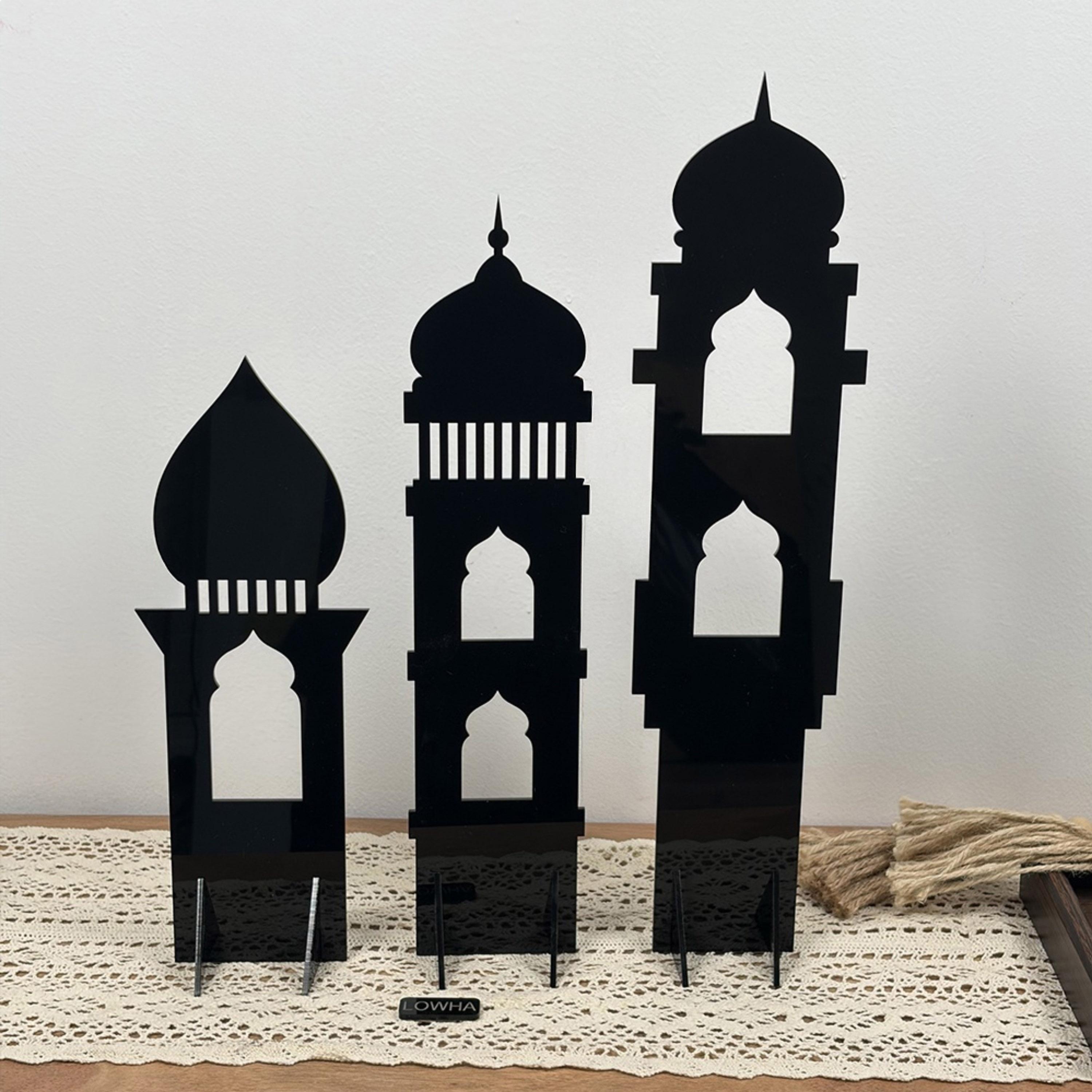 Acrylic Islamic Decorative Stands Set-household-decor-decorativeobjectsandsculptures-image-3