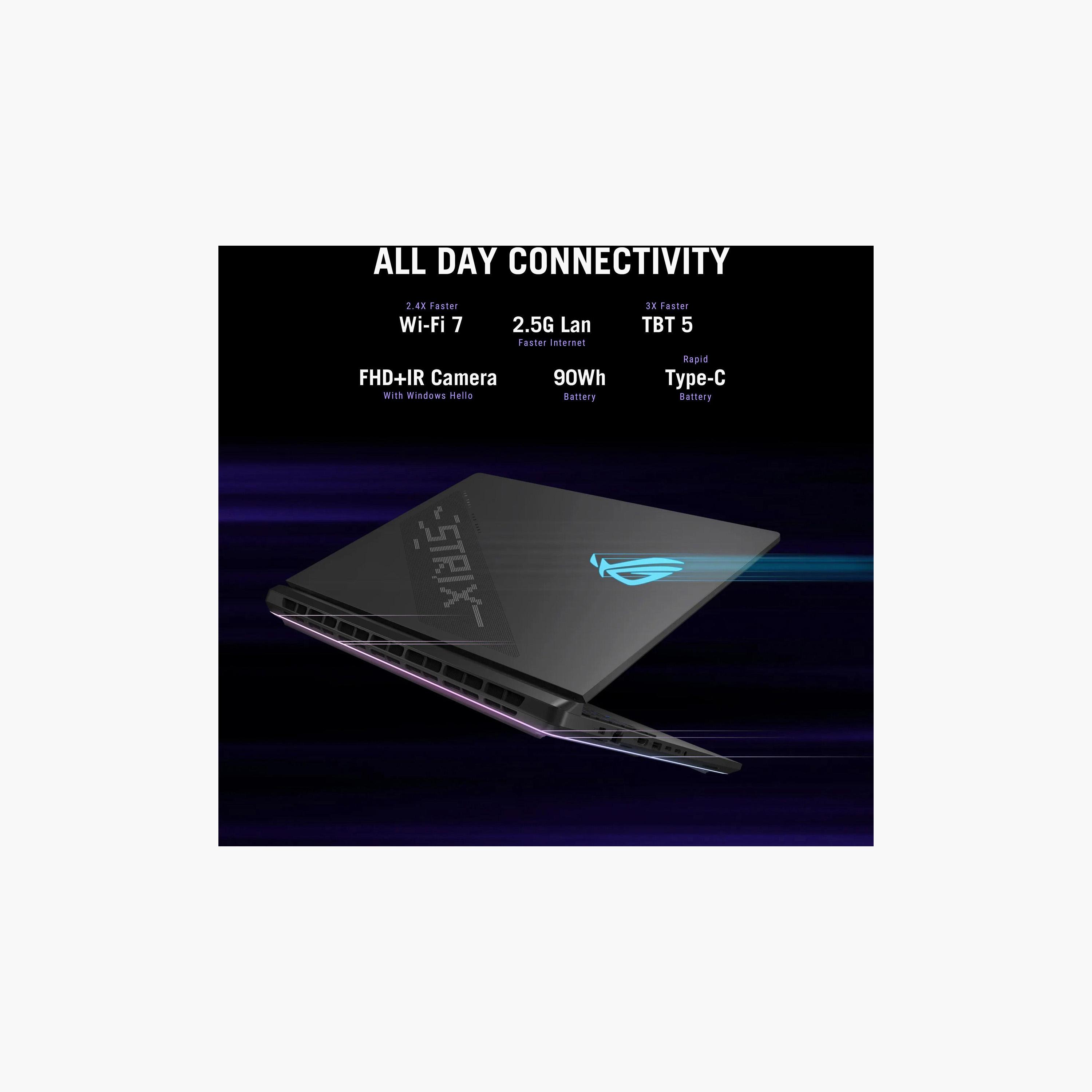 روج ستريكس سكار 18 ألترا 9 64 جيجا 4 تيرا SSD كارت RTX 5090 24 جيجا 18" ويندوز 11 هوم من أسوس - أسود-electronics-laptops-image-8
