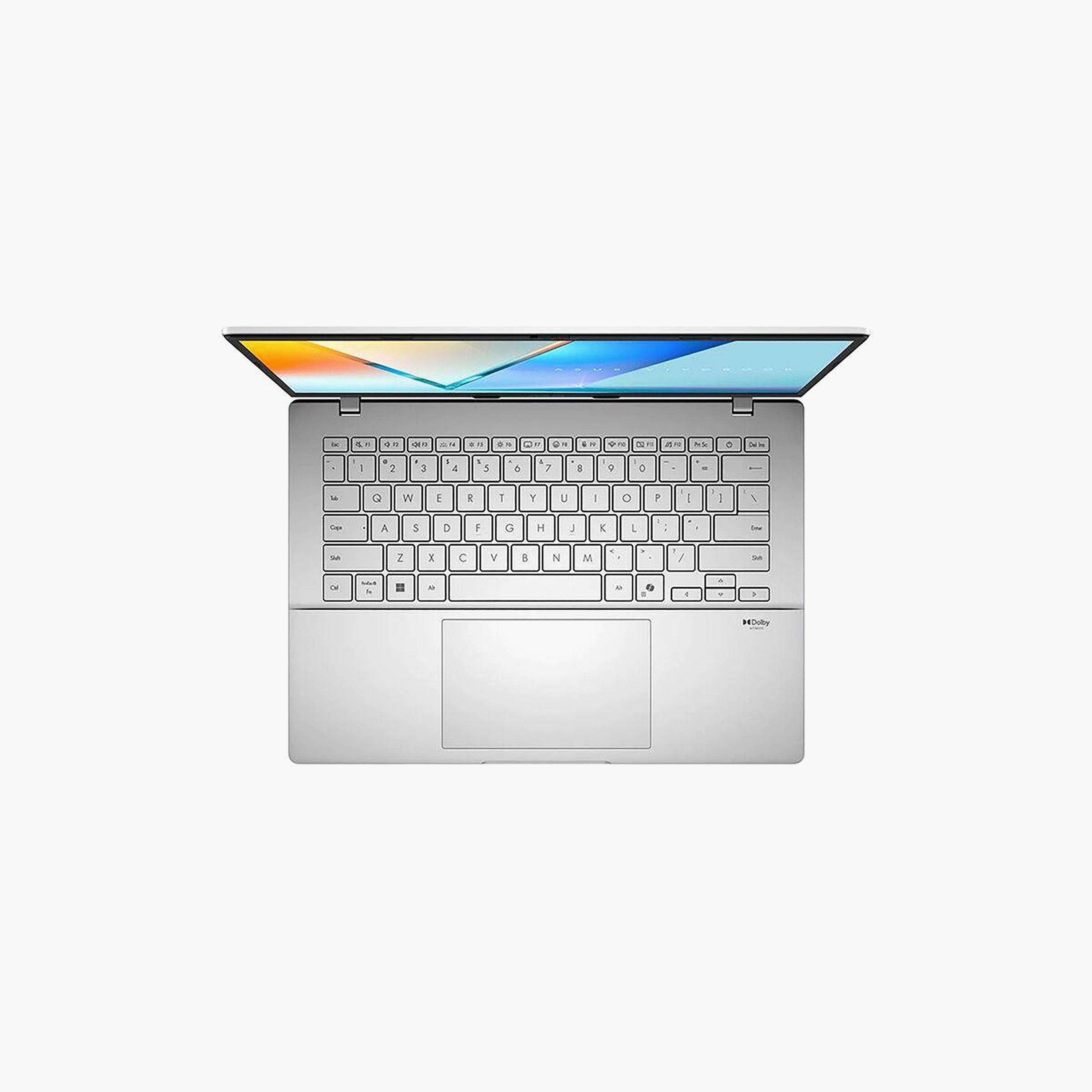 Asus Vivobook S14 Laptop i5, 16GB, 512GB SSD, UHD, 14" WUXGA, Win 11 Home - Cool Silver-electronics-laptops-image-2