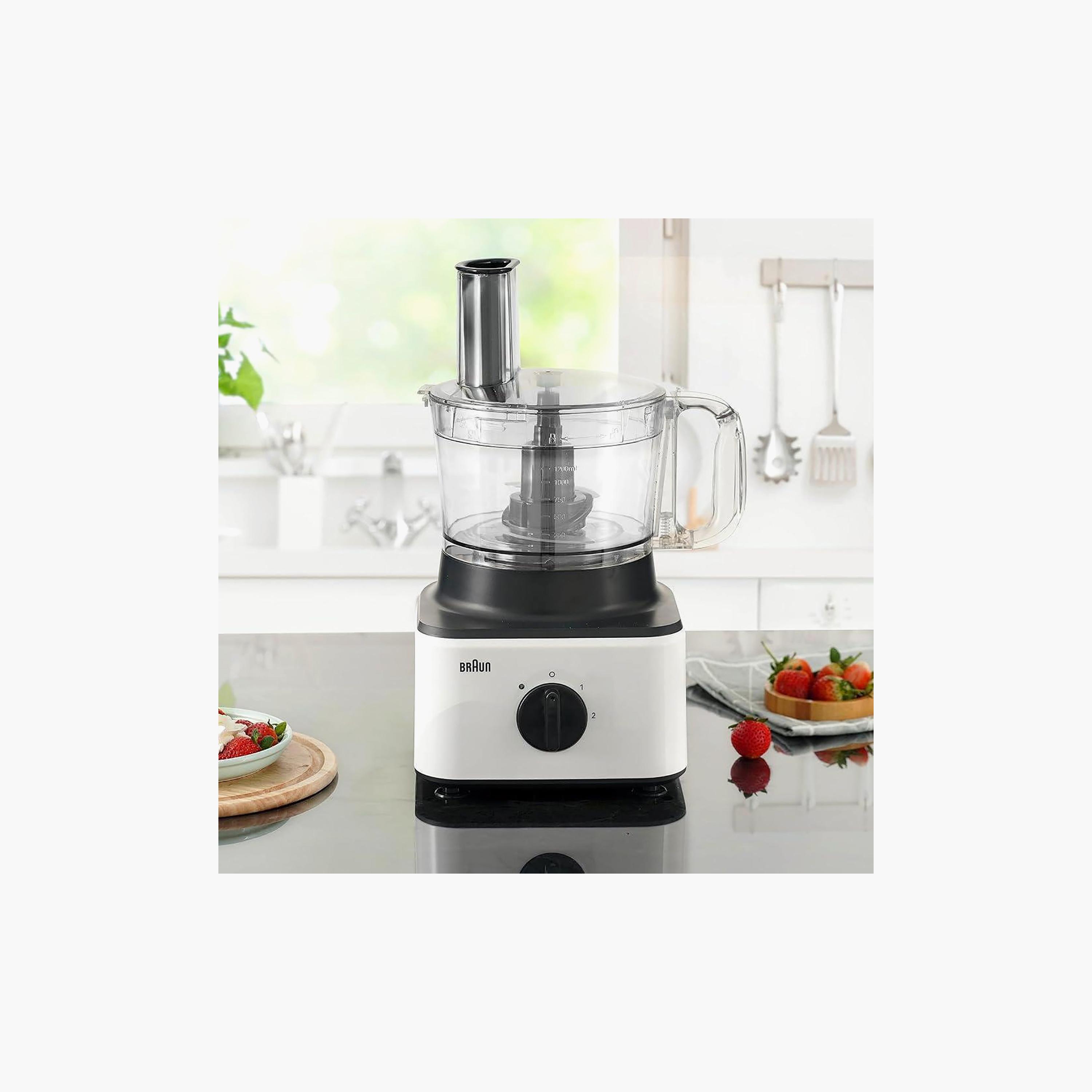 Braun 8-in-1 Food Processor, 750W, 2.1L Bowl, 1.8L Blender, 2 Speeds, Chop, Slice, Grate, Whisk-household-appliances-kitchenappliances-blendersmixersandgrinders-image-4
