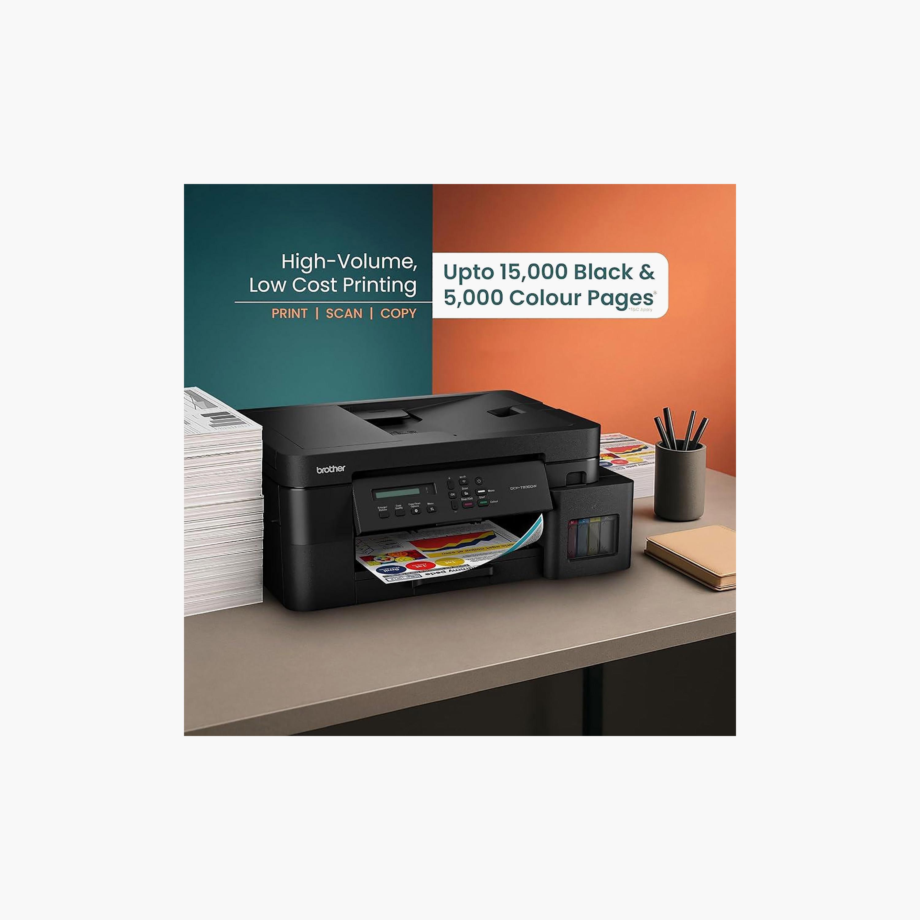 Brother All In One High Speed Multi Fucnction Wireless Ink Tank Printer Black | DCP-T830DW-electronics-accessories-computeraccesories-image-2