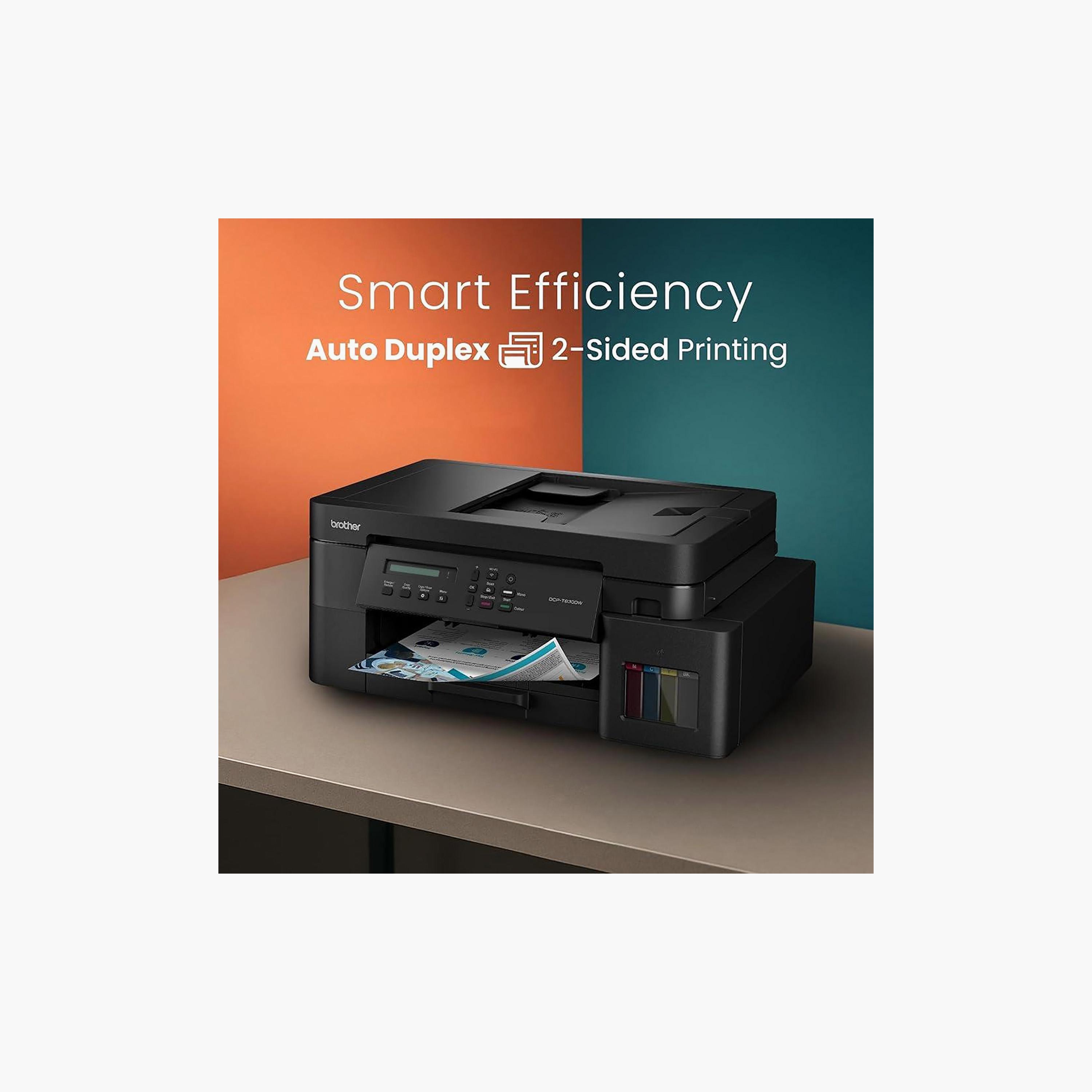 Brother All In One High Speed Multi Fucnction Wireless Ink Tank Printer Black | DCP-T830DW-electronics-accessories-computeraccesories-image-4