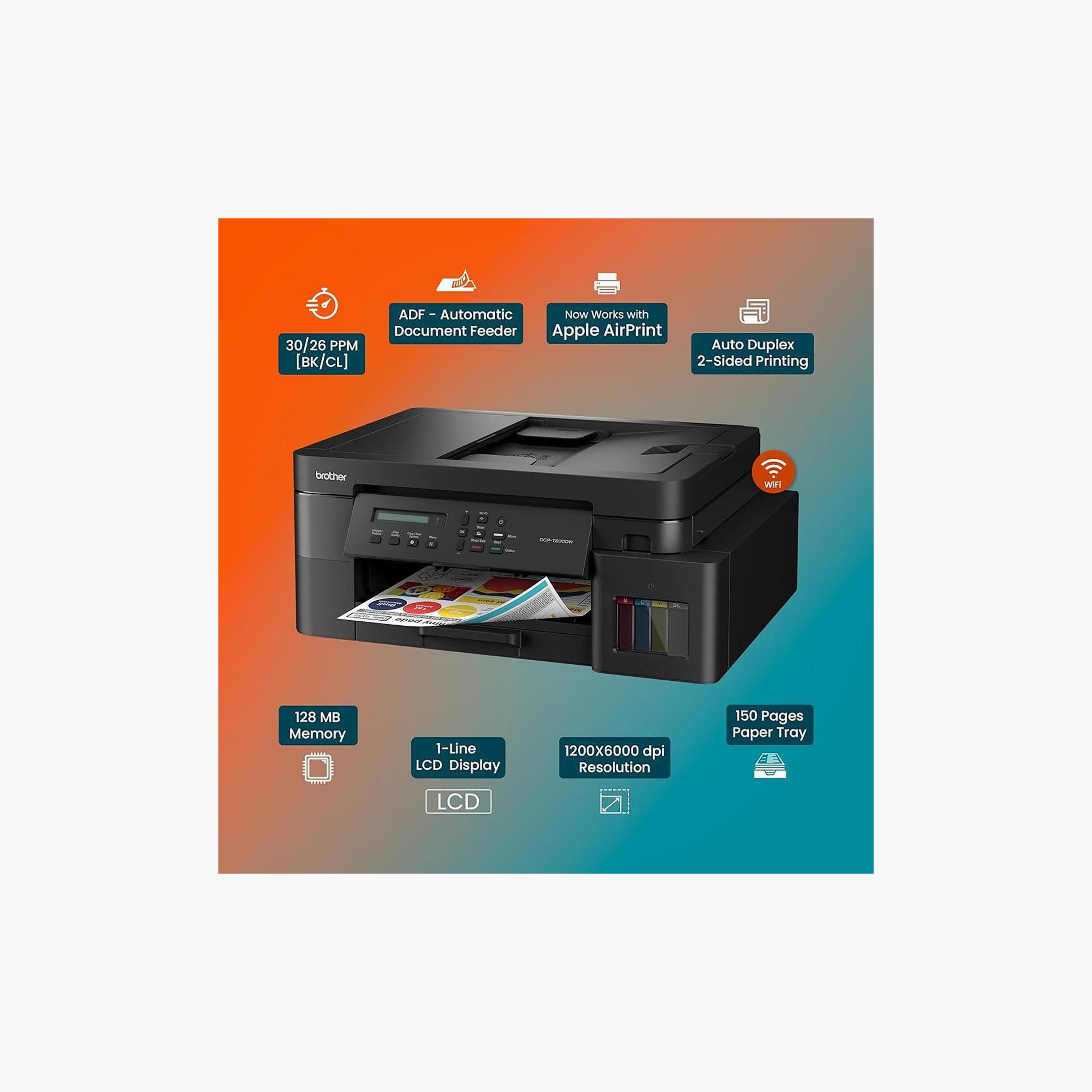Brother All In One High Speed Multi Fucnction Wireless Ink Tank Printer Black | DCP-T830DW-electronics-accessories-computeraccesories-image-6
