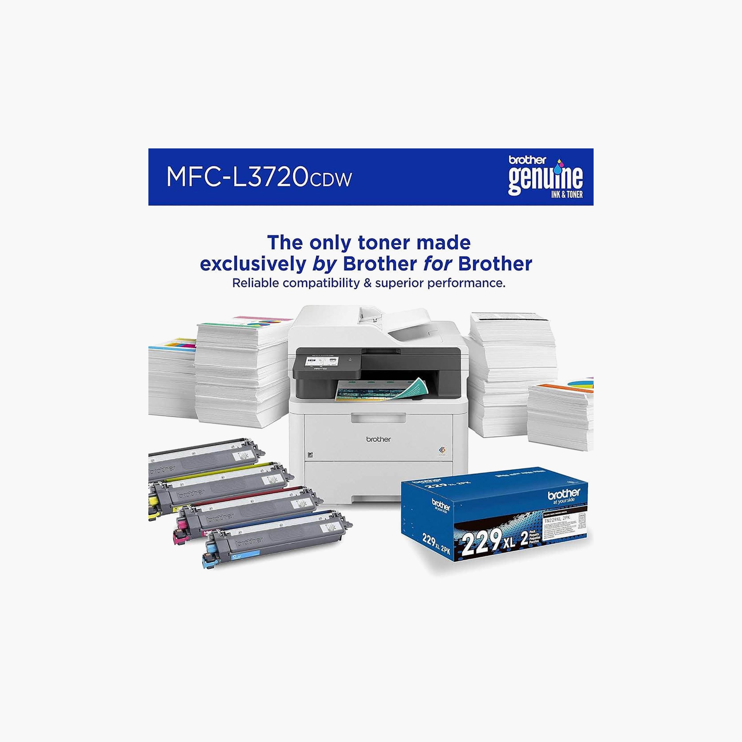 Brother All-in-One Color Laser Printer with Touch Screen White | MFC-L3720CDW-electronics-accessories-computeraccesories-image-4