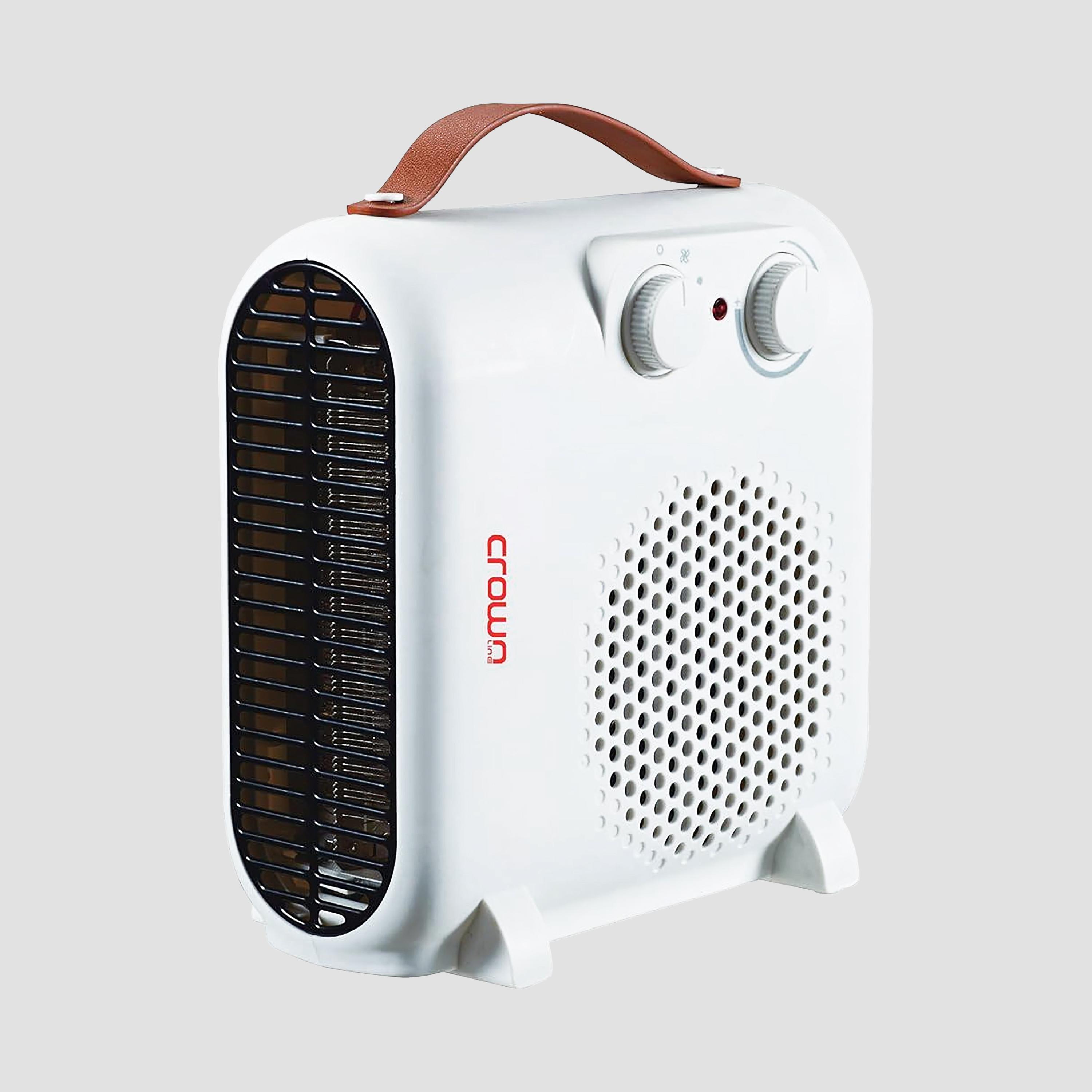 دفاية مروحة HT-417 إعدادان للحرارة ثرموستات ميزات أمان مقبض حمل من كراون لاين-household-appliances-homeappliances-heaters-image-1