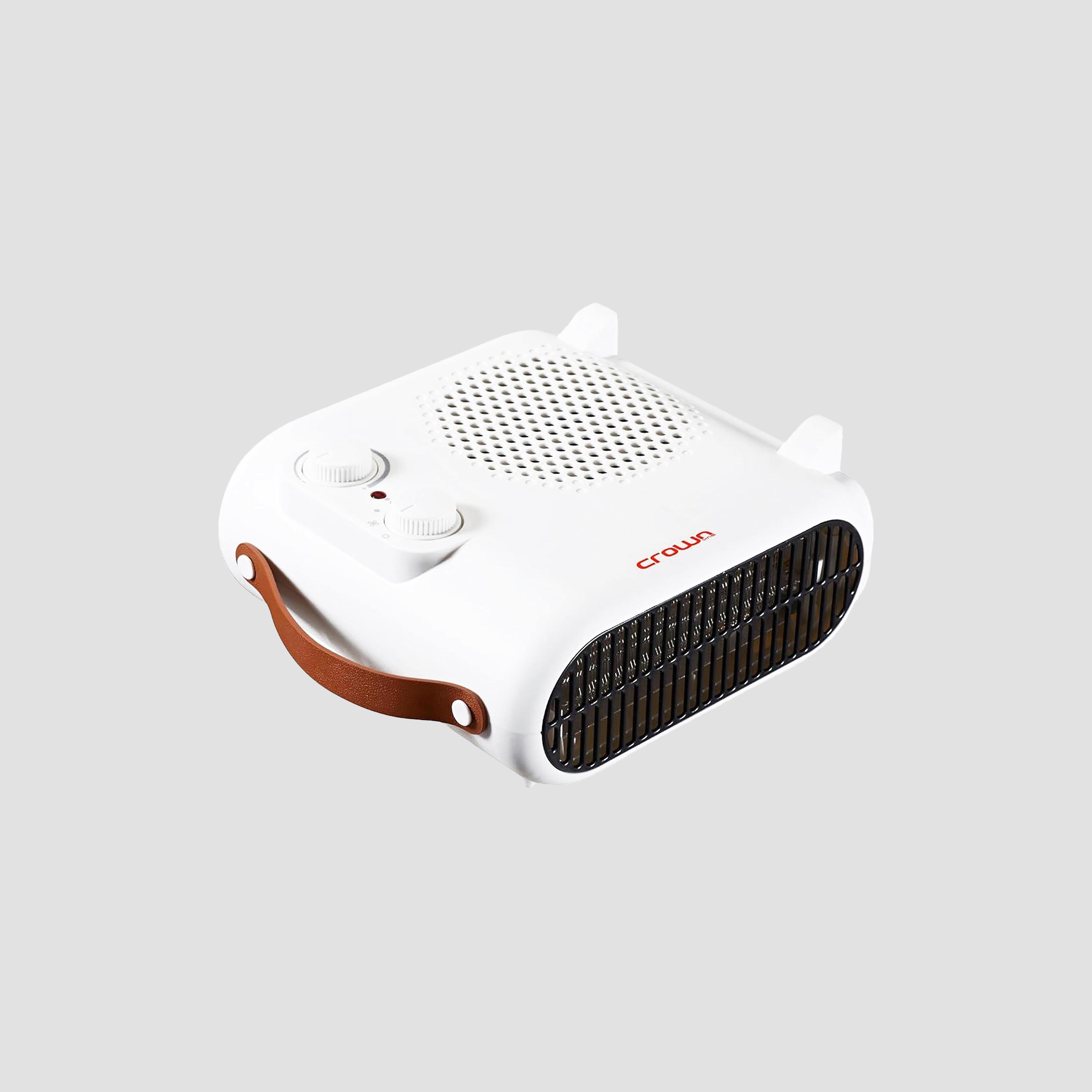Crownline HT-417 Fan Heater, 2 Heat Settings, Thermostat, Safety Features, Carry Handle | EO-438-household-appliances-homeappliances-heaters-image-2