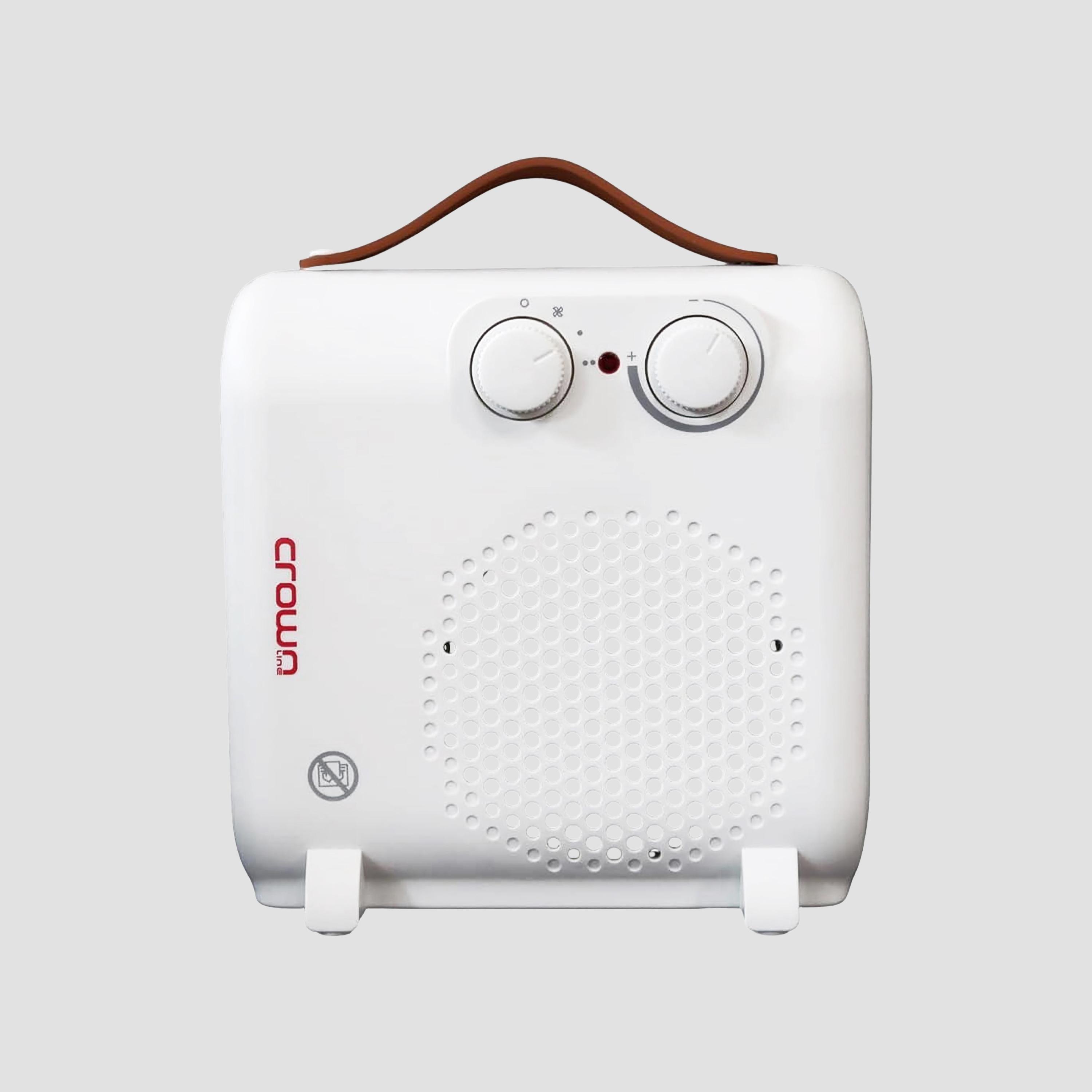 دفاية مروحة HT-417 إعدادان للحرارة ثرموستات ميزات أمان مقبض حمل من كراون لاين-household-appliances-homeappliances-heaters-image-3
