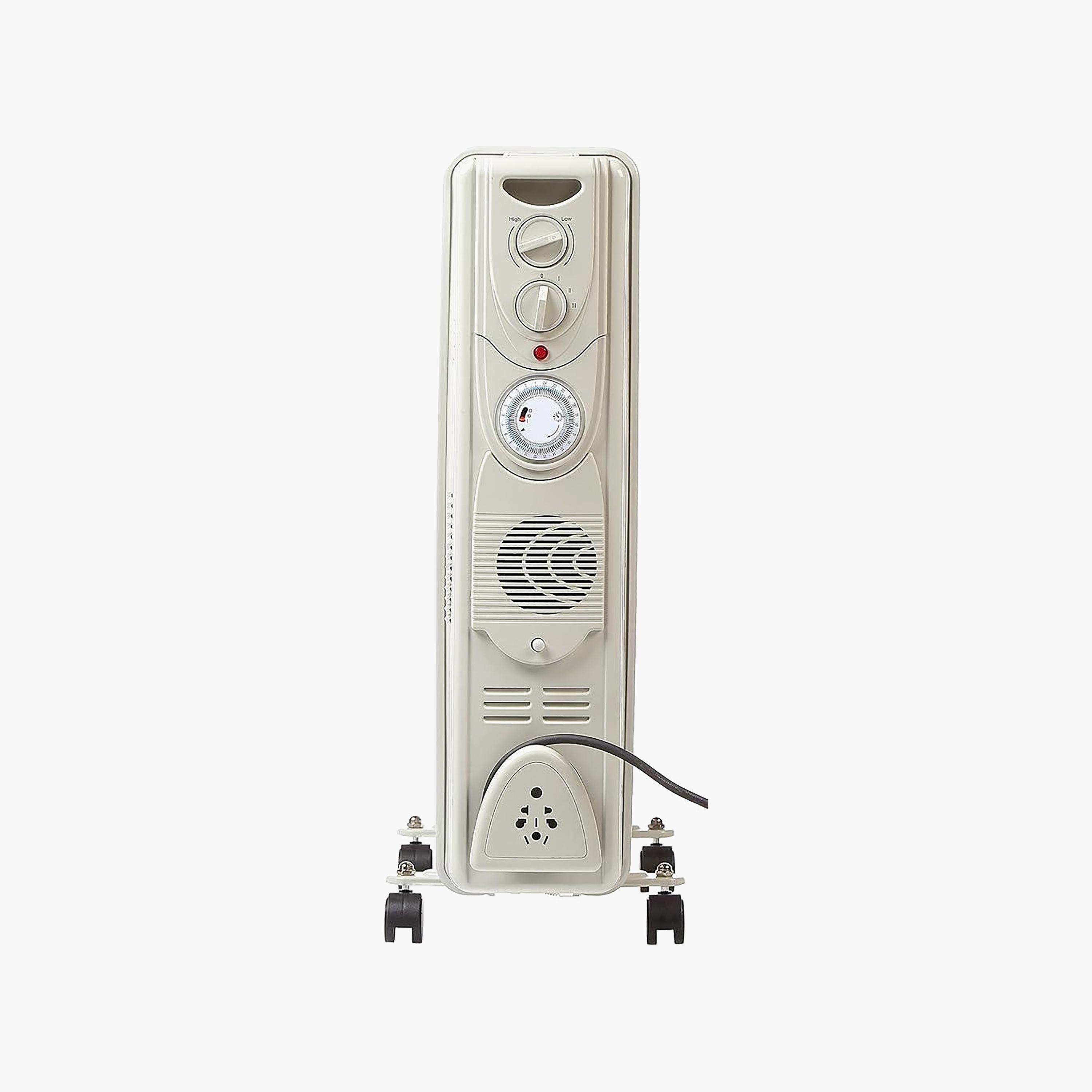 Crownline 11-Fin Oil Heater | 3 Heat Settings (1000W, 1500W, 2500W) 220–240V - White | HT 244-PROMO_EMAX_AE_ADIB_240926-image-2