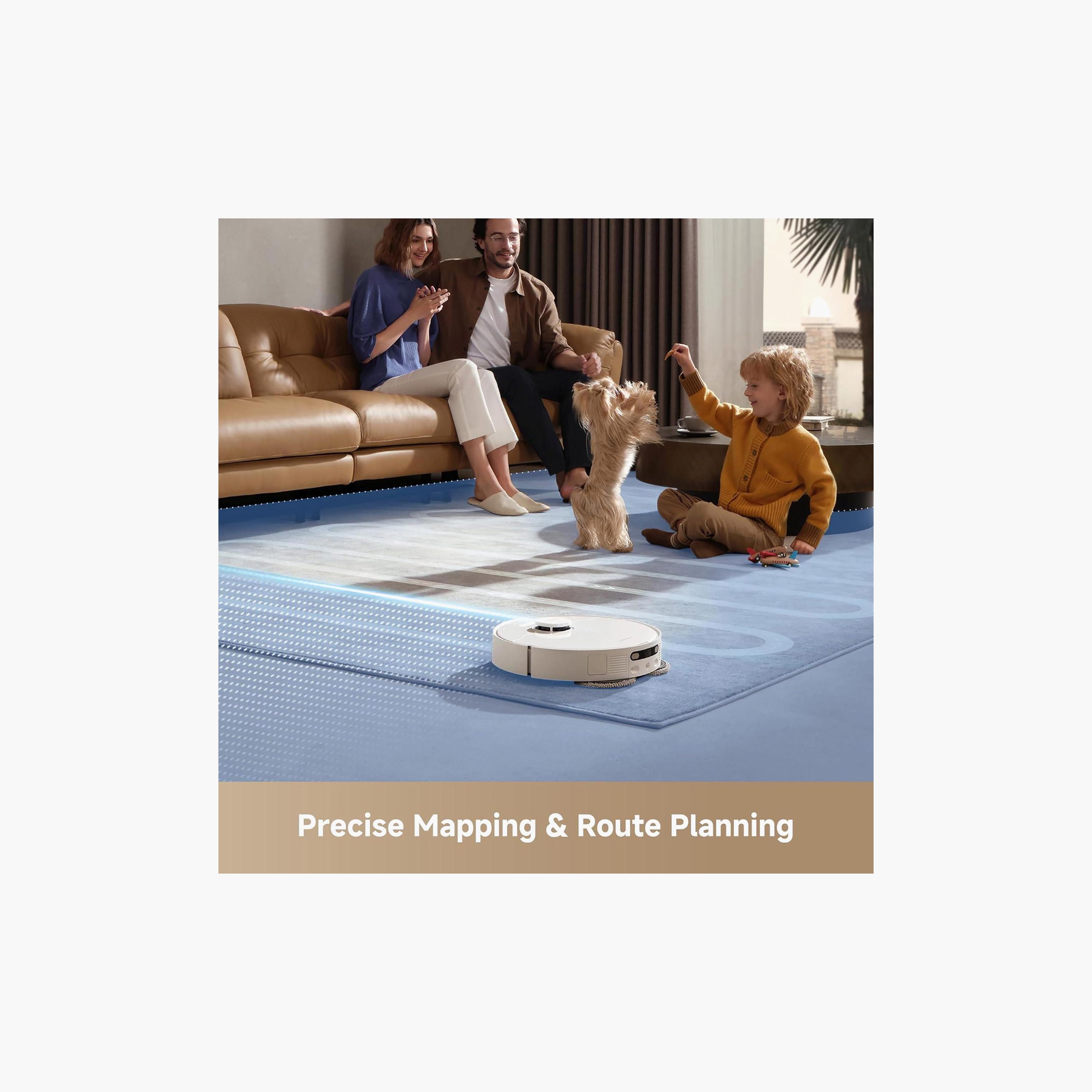 مكنسة روبوت D20 Ultra من دريمي - أبيض | RLD31SE-household-appliances-homeappliances-vacuumcleaners-image-2