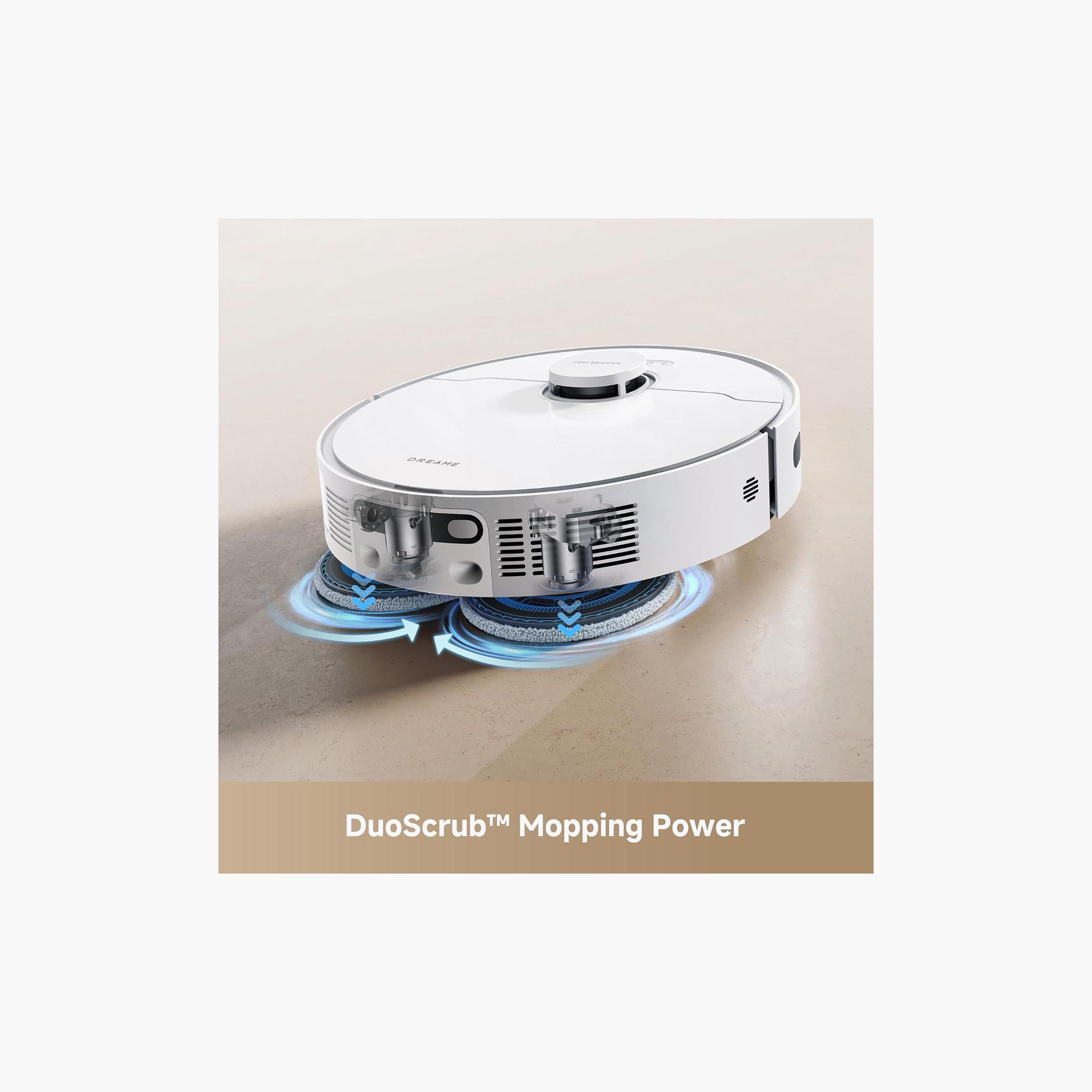 مكنسة روبوت D20 Ultra من دريمي - أبيض | RLD31SE-household-appliances-homeappliances-vacuumcleaners-image-8