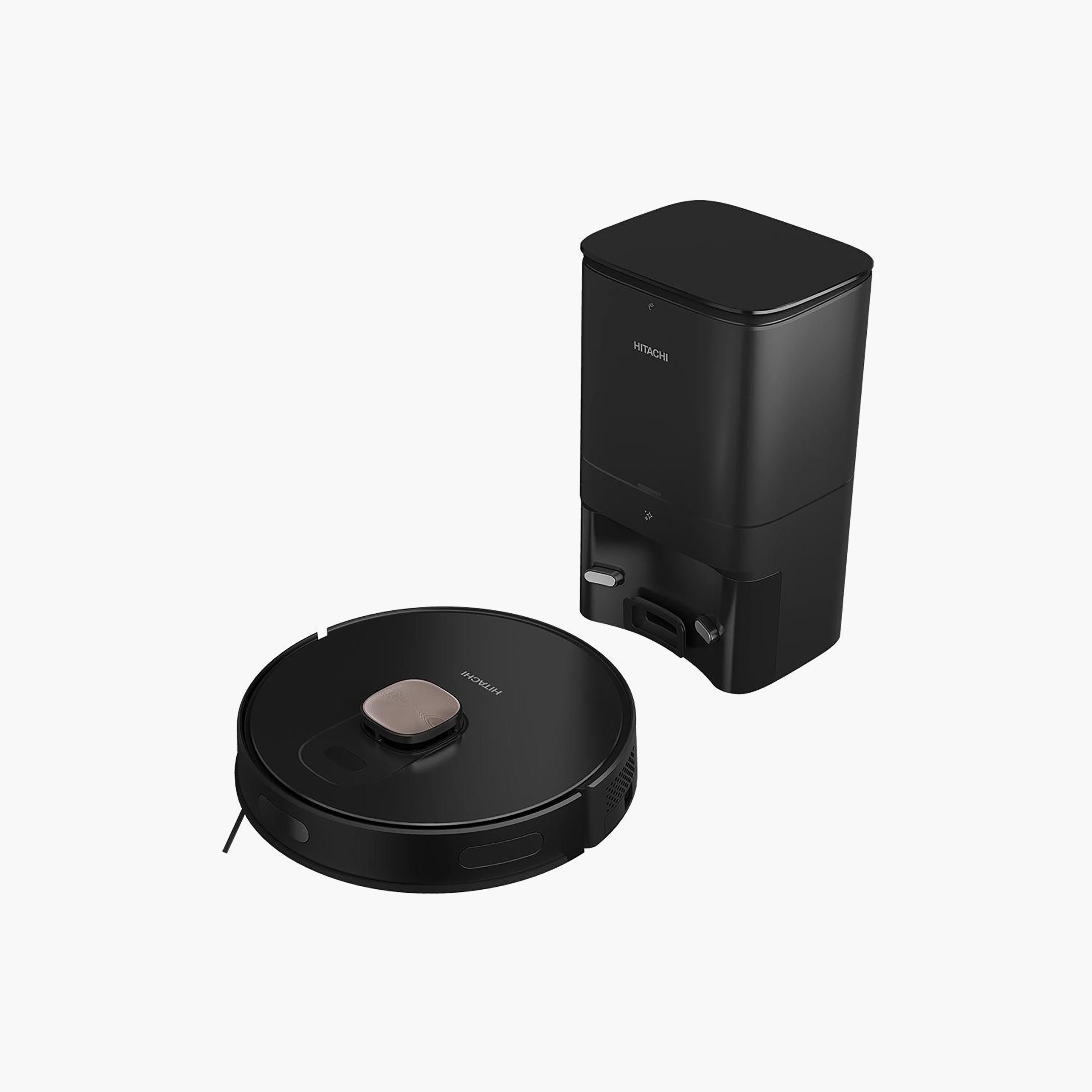 Hitachi Robot Wet & Dry Vacuum Cleaner Black , Champagne Gold | RV-X20DP BKCG-household-appliances-homeappliances-vacuumcleaners-image-5