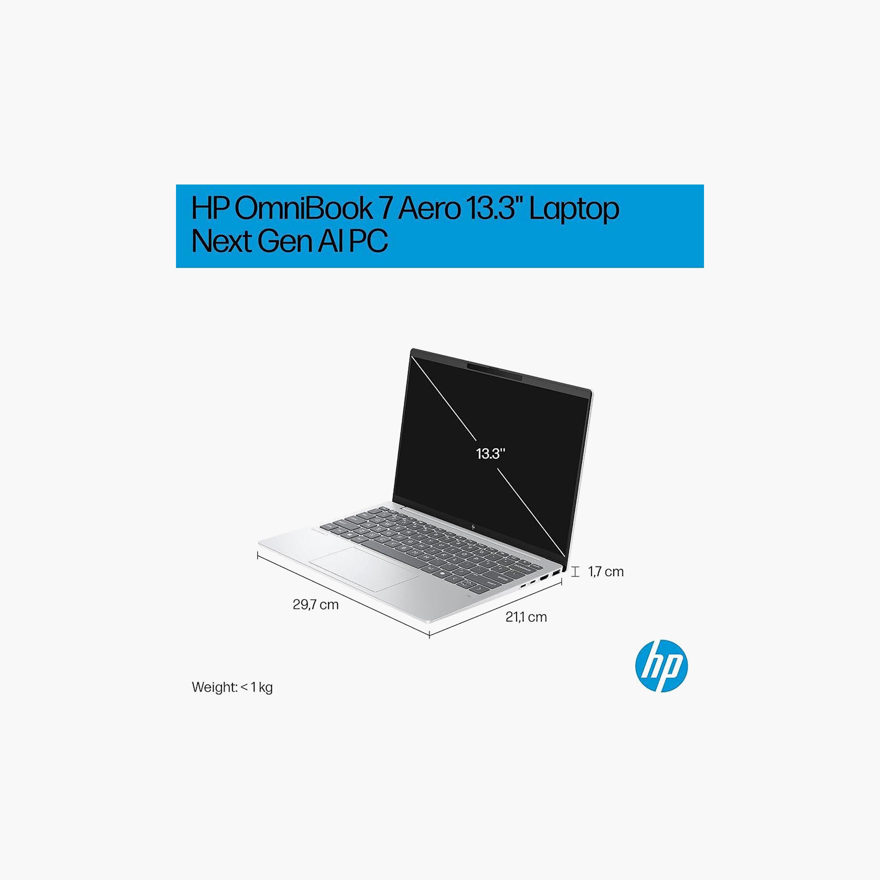 أومني بوك 7 إيرو (2025) - رايزن AI 5-340 13.3" 2K 512 جيجا SSD رام 16 جيجا AMD 840M من إتش بي-electronics-laptops-image-3