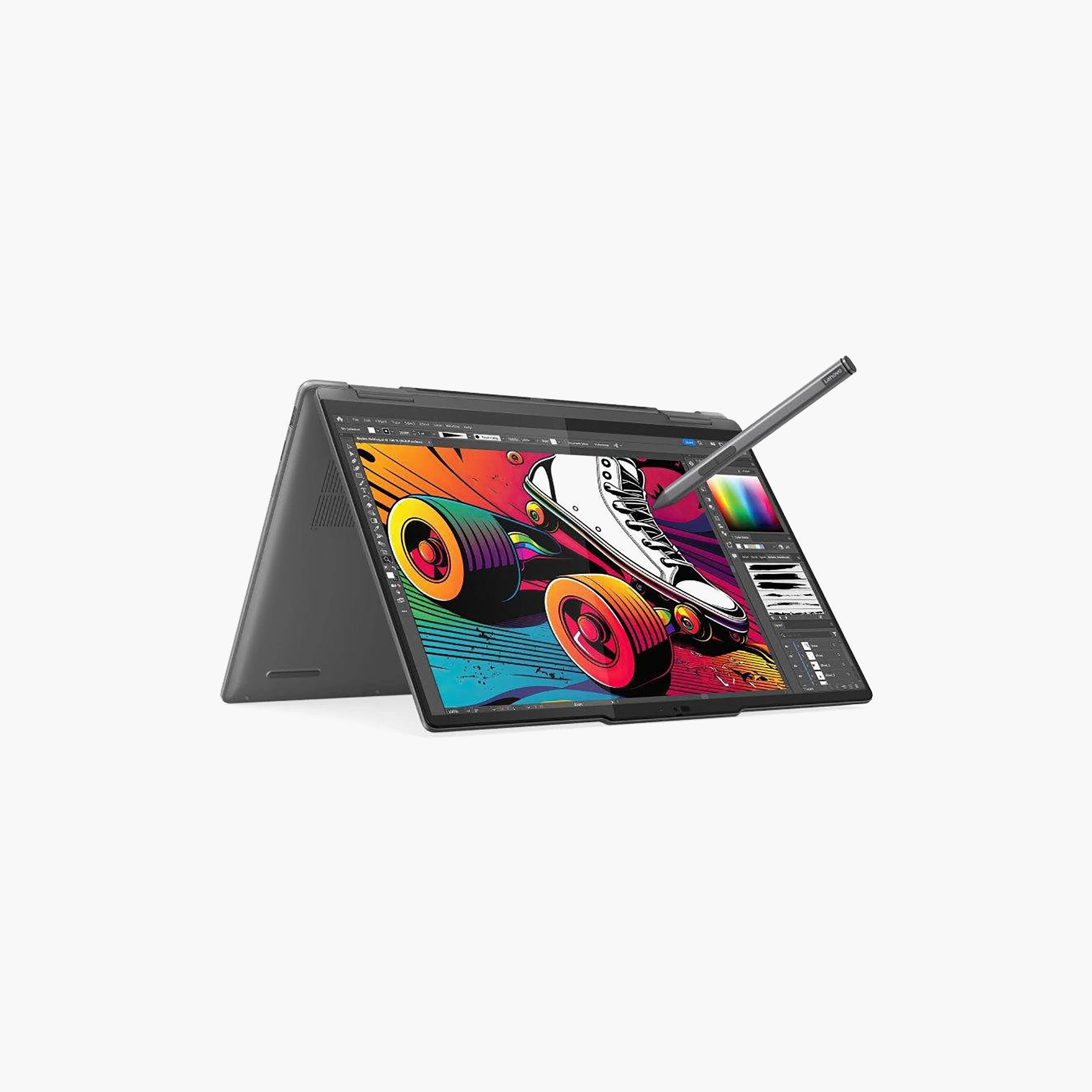 لابتوب يوغا 7 (2 في 1) - i7 155U رام 16 جيجا 512 جيجا SSD إنتل 14" WUXGA IPS باللمس من لينوفو-electronics-laptops-image-1