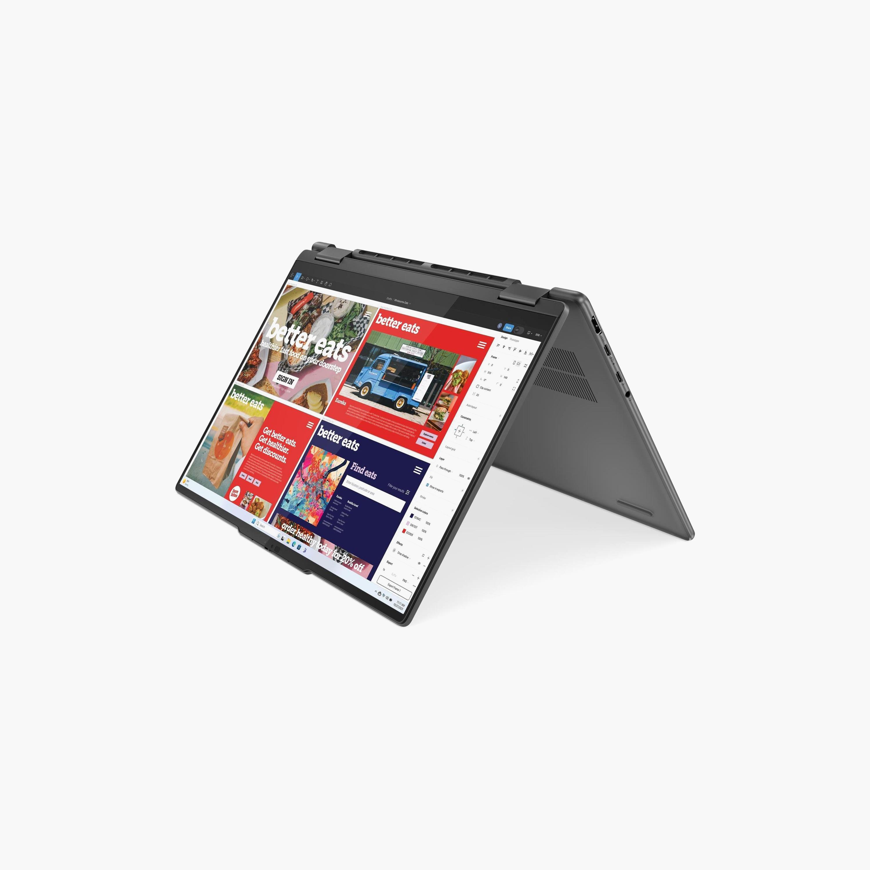 لابتوب يوغا 7 (2 في 1) - i7 155U رام 16 جيجا 512 جيجا SSD إنتل 14" WUXGA IPS باللمس من لينوفو-electronics-laptops-image-4