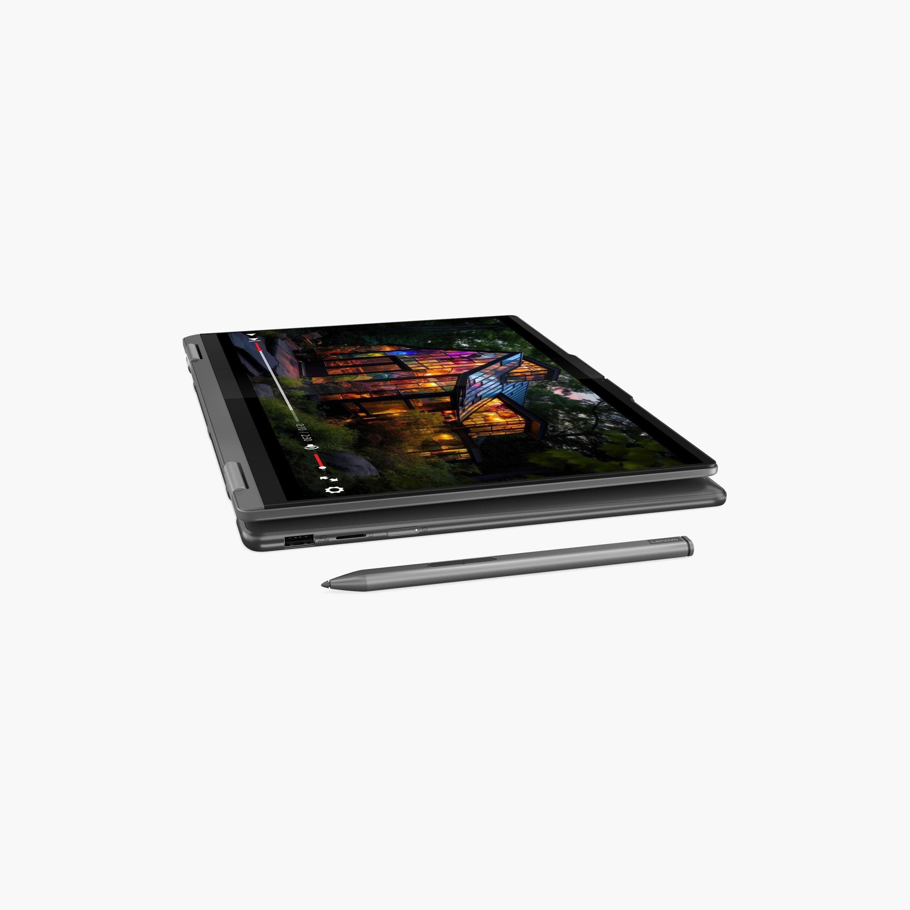 لابتوب يوغا 7 (2 في 1) - i7 155U رام 16 جيجا 512 جيجا SSD إنتل 14" WUXGA IPS باللمس من لينوفو-electronics-laptops-image-5