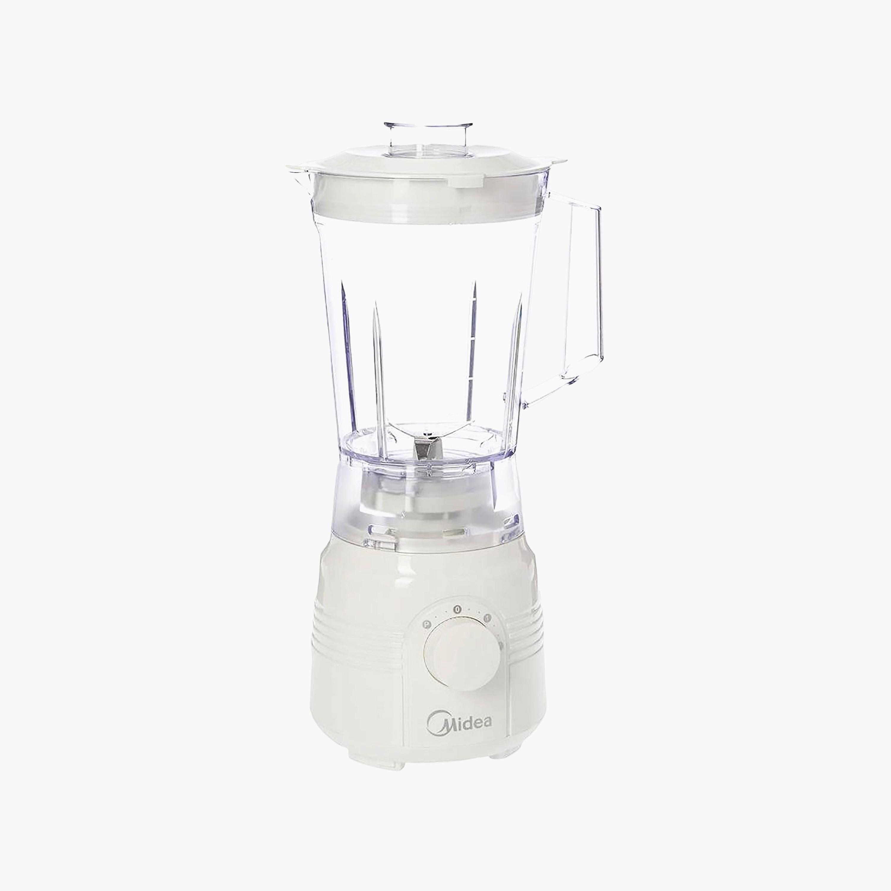 Midea Blender, 400W, 2 Speeds + Pulse, White, With Miller, Bl2516Ag|BL2516AG-327195-household-appliances-kitchenappliances-blendersmixersandgrinders-image-1