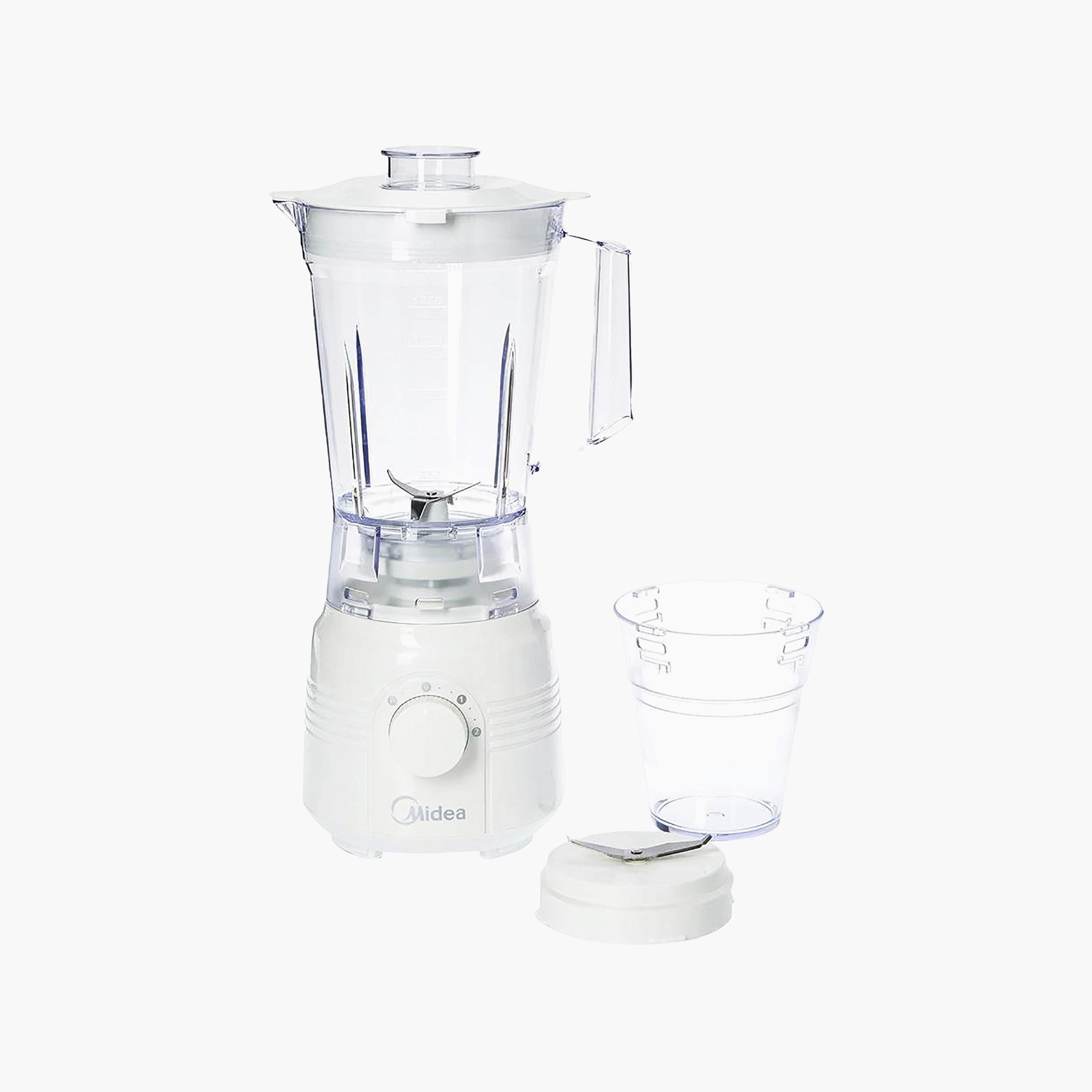 Midea Blender, 400W, 2 Speeds + Pulse, White, With Miller, Bl2516Ag|BL2516AG-327195-household-appliances-kitchenappliances-blendersmixersandgrinders-image-2