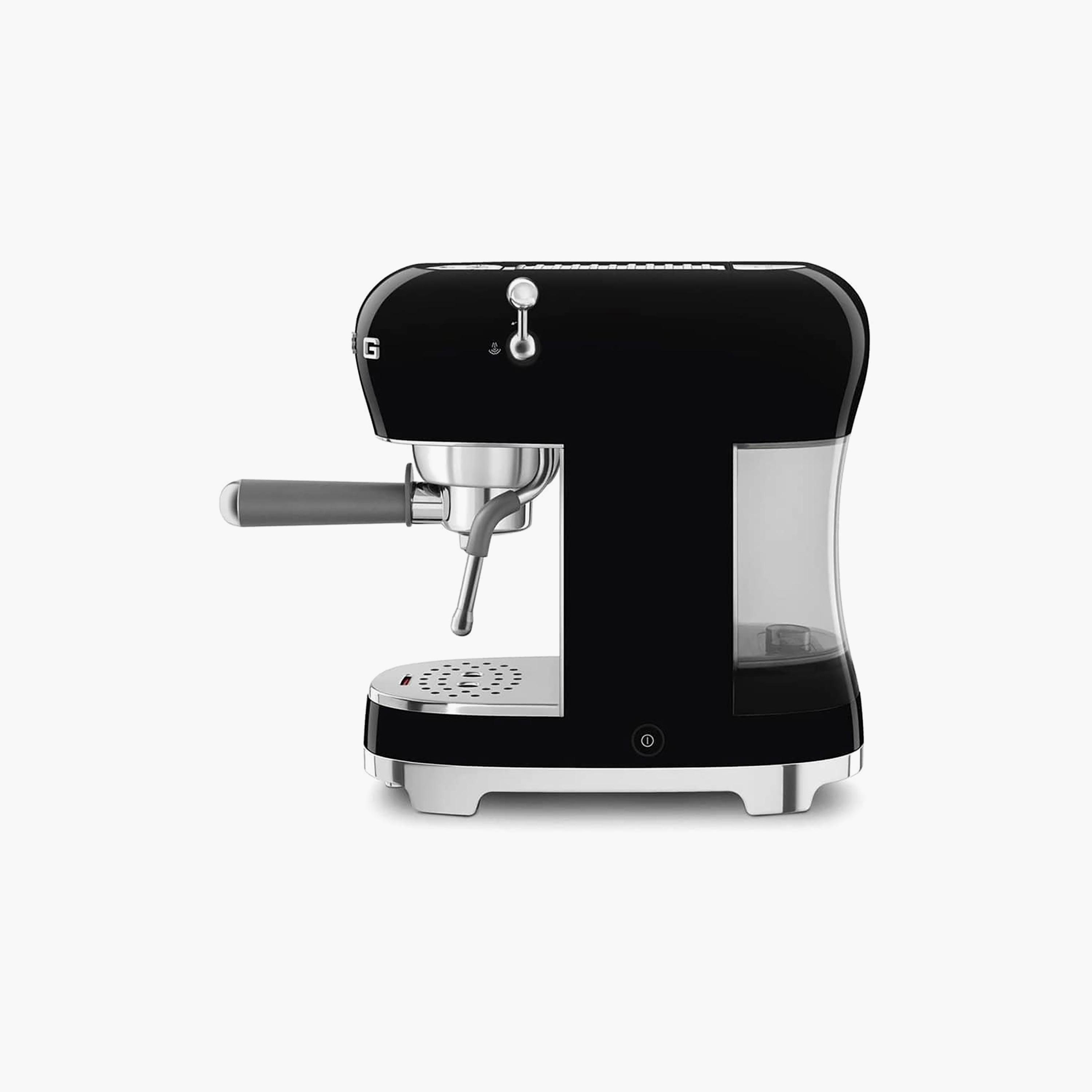 Smeg Espresso Coffee Machine with Steam Wand Black | ECF02BLUK-household-appliances-kitchenappliances-coffeemachines-image-3