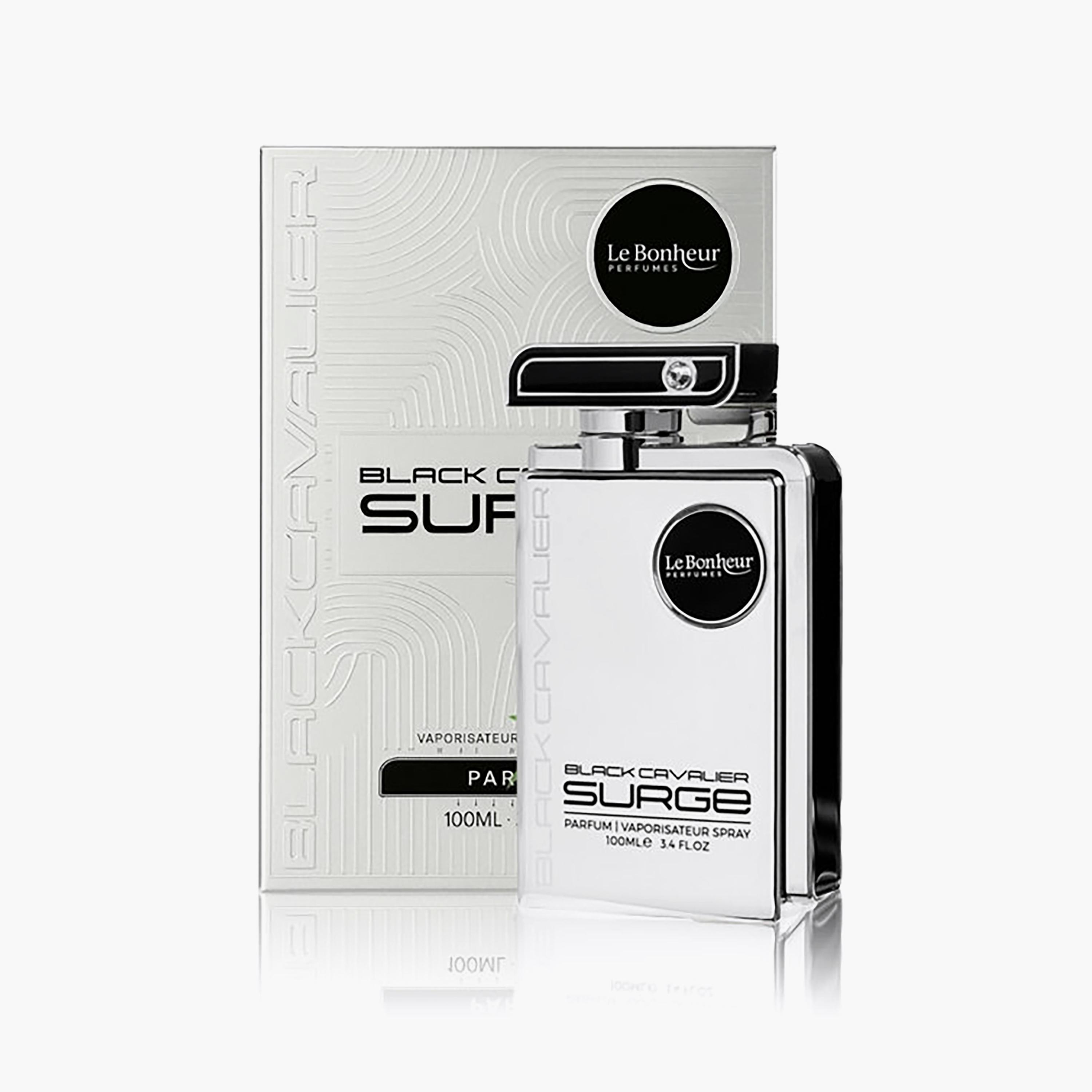 Le Bonheur Black Cavalier Surge Eau De Parfum for Unisex - 100ml-beautyandpersonalcare-fragrance-unisex-image-2
