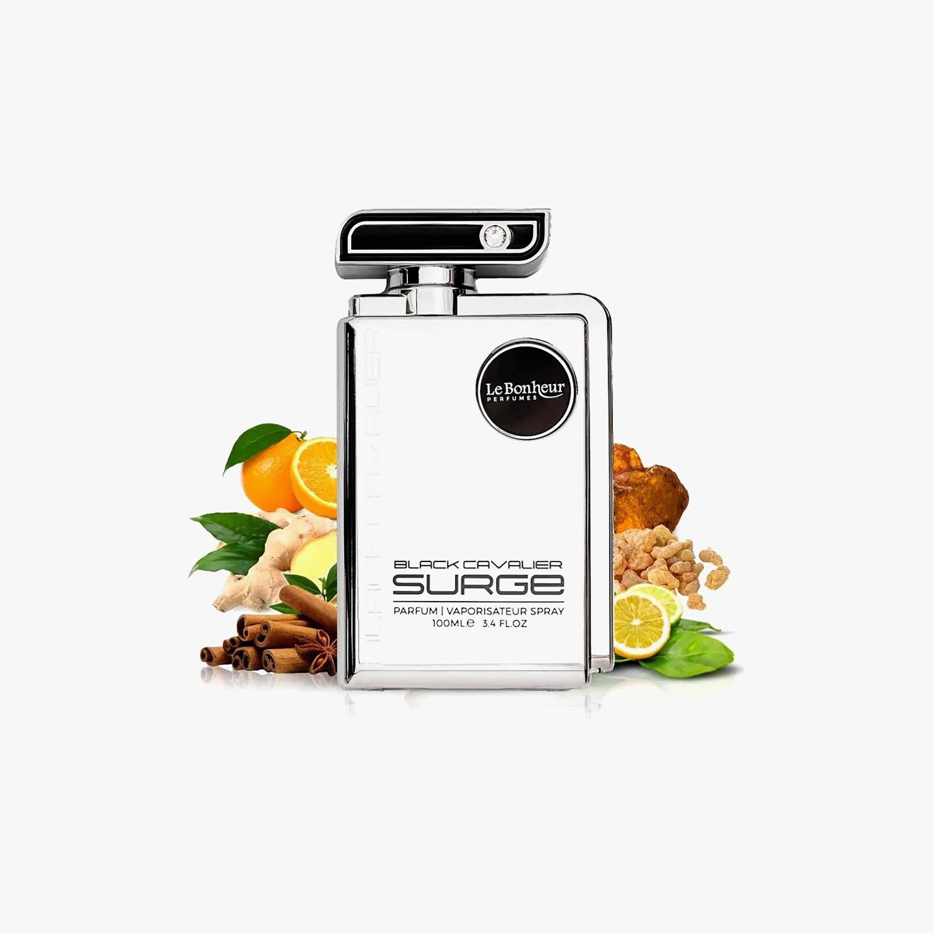 Le Bonheur Black Cavalier Surge Eau De Parfum for Unisex - 100ml-beautyandpersonalcare-fragrance-unisex-image-3