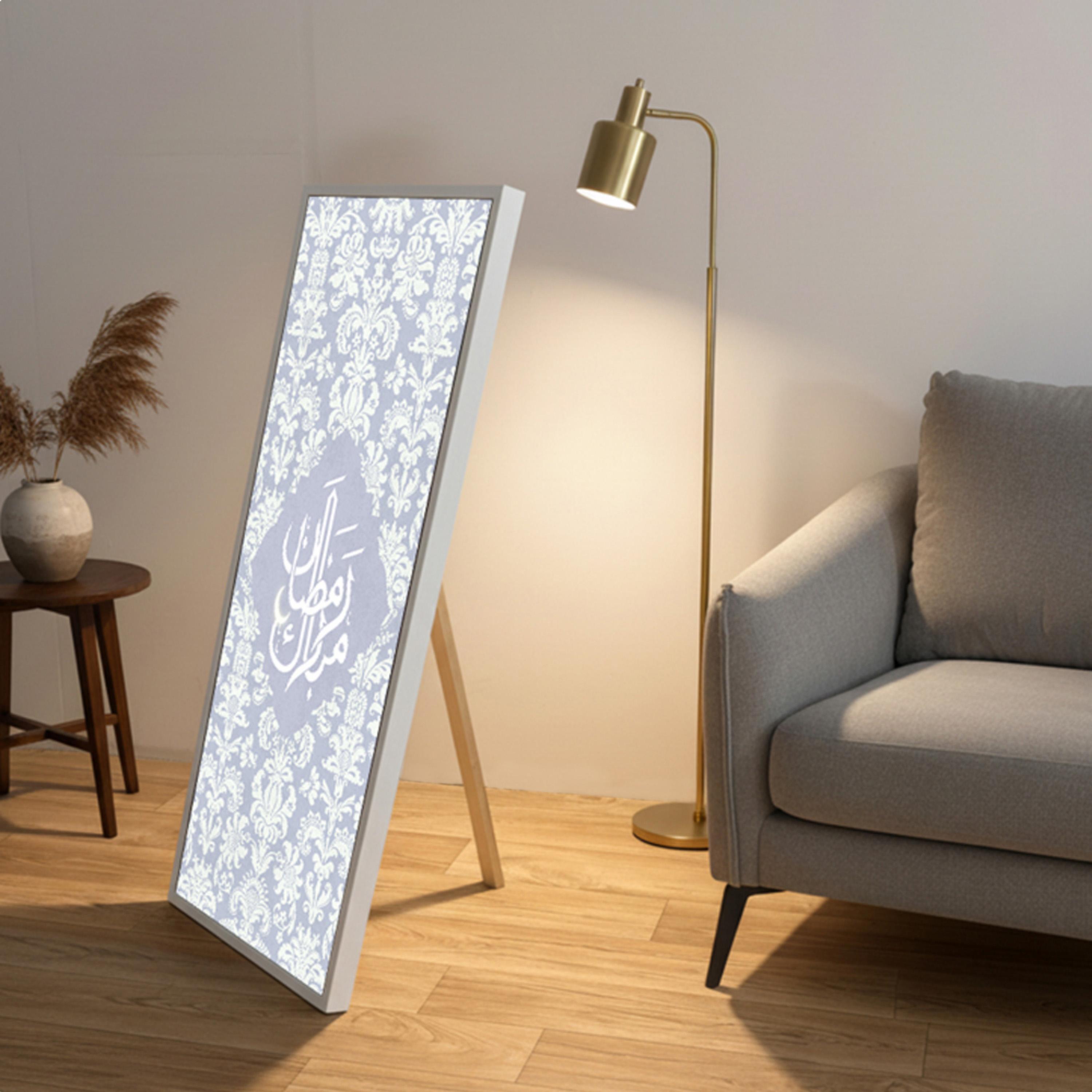 لوحة حائط رمضان مبارك قماشية-household-walldecorandmirrors-wallart-image-1