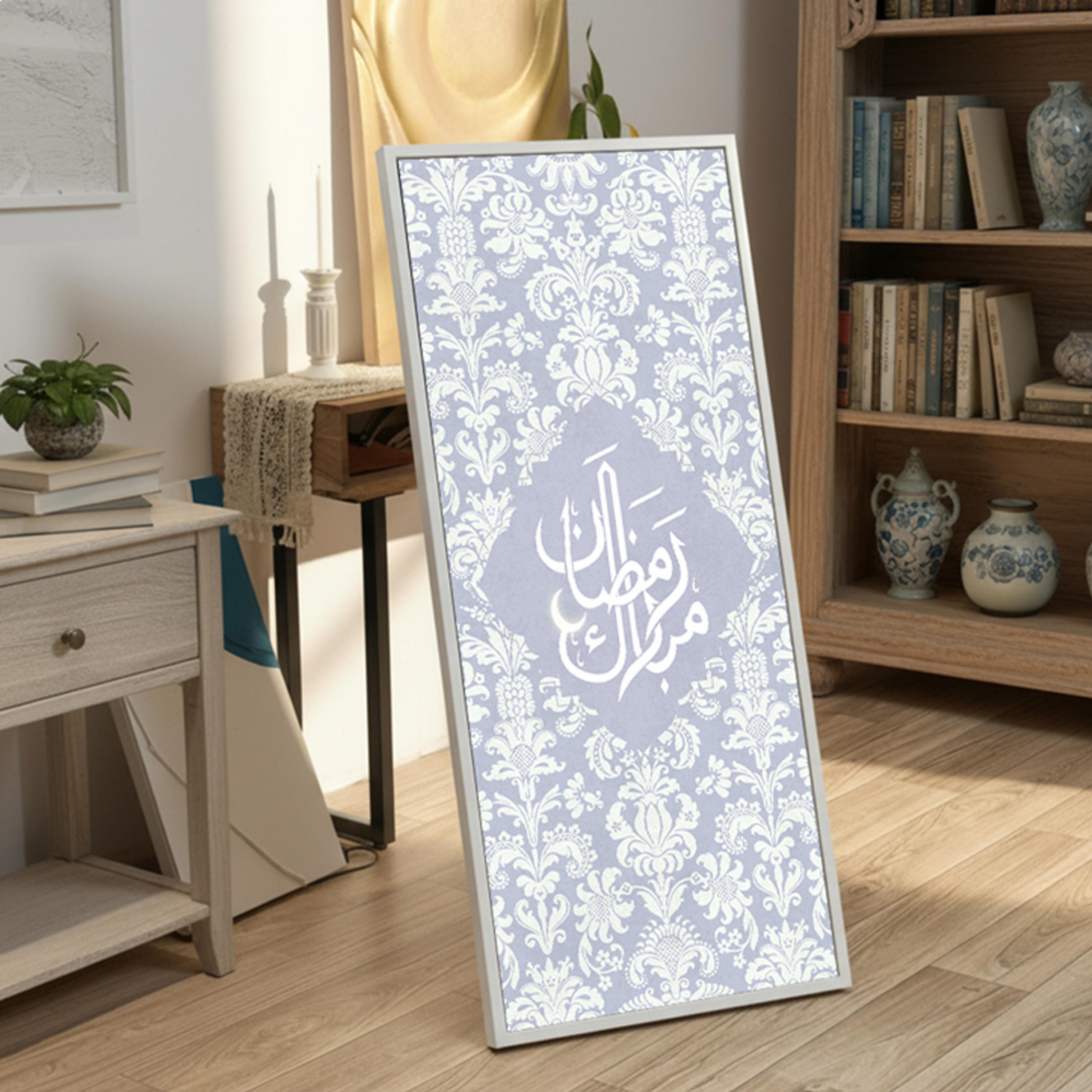 لوحة حائط رمضان مبارك قماشية-household-walldecorandmirrors-wallart-image-3
