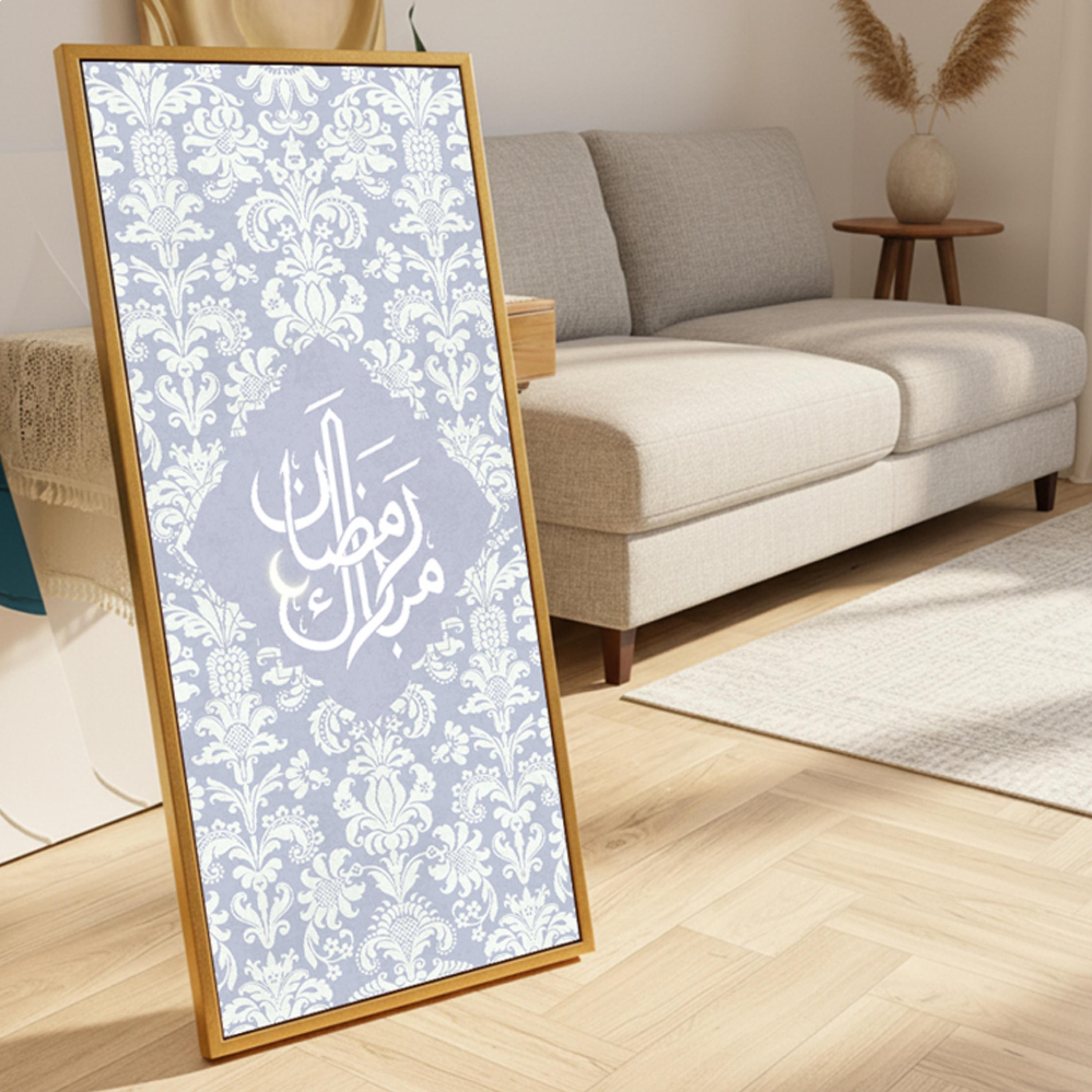 لوحة حائط رمضان مبارك قماشية-household-walldecorandmirrors-wallart-image-6