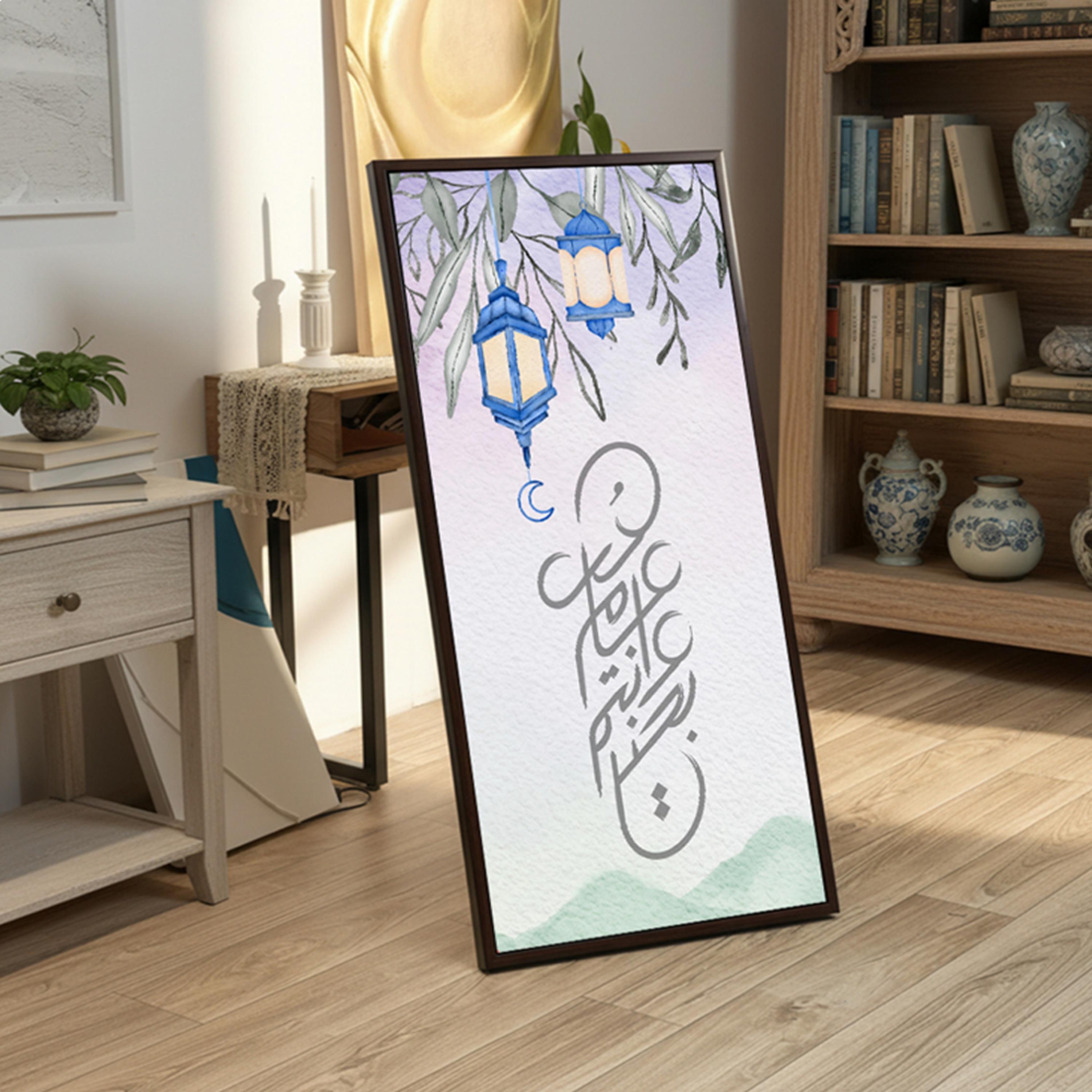 لوحة جدارية قماشية فوانيس رمضان-household-walldecorandmirrors-wallart-image-1