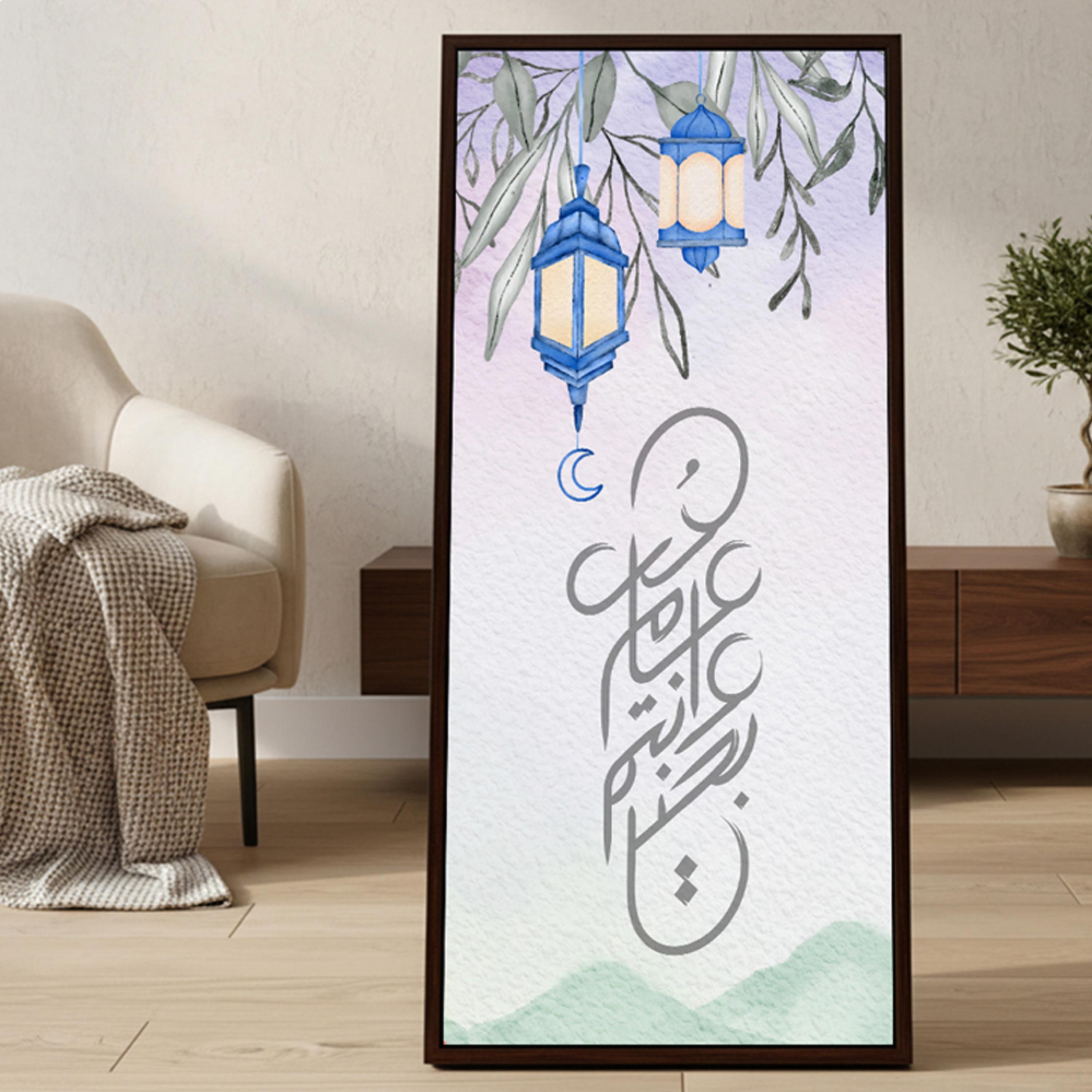 لوحة جدارية قماشية فوانيس رمضان-household-walldecorandmirrors-wallart-image-2