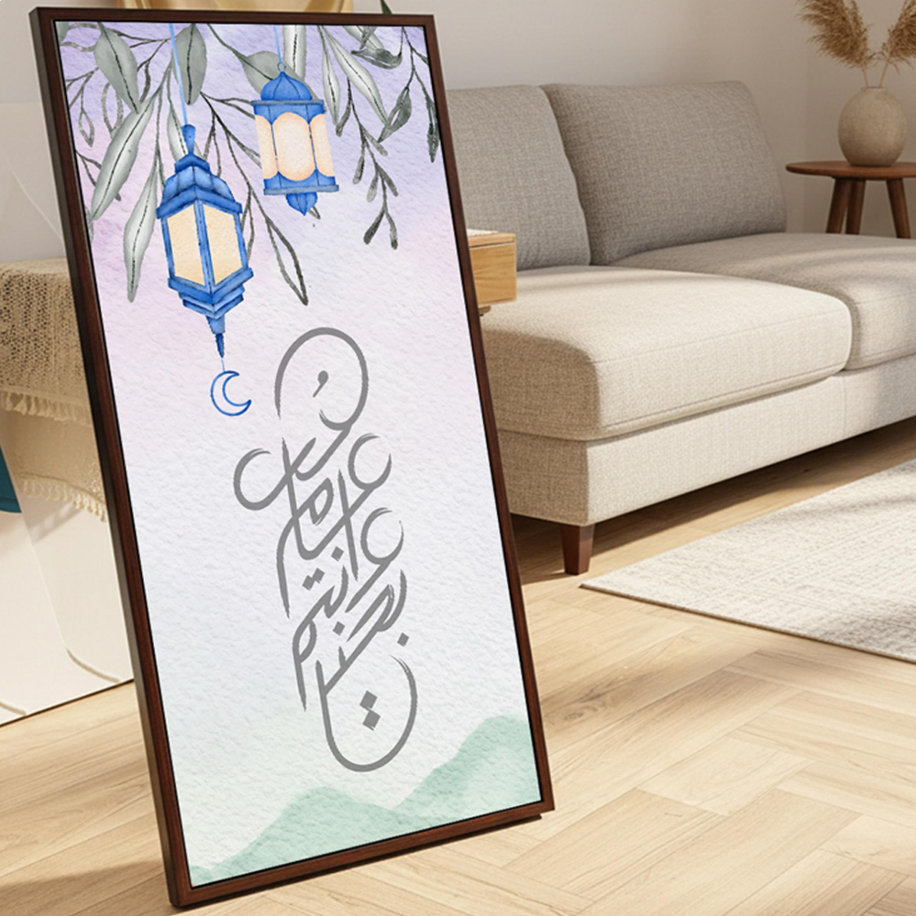 لوحة جدارية قماشية فوانيس رمضان-household-walldecorandmirrors-wallart-image-6