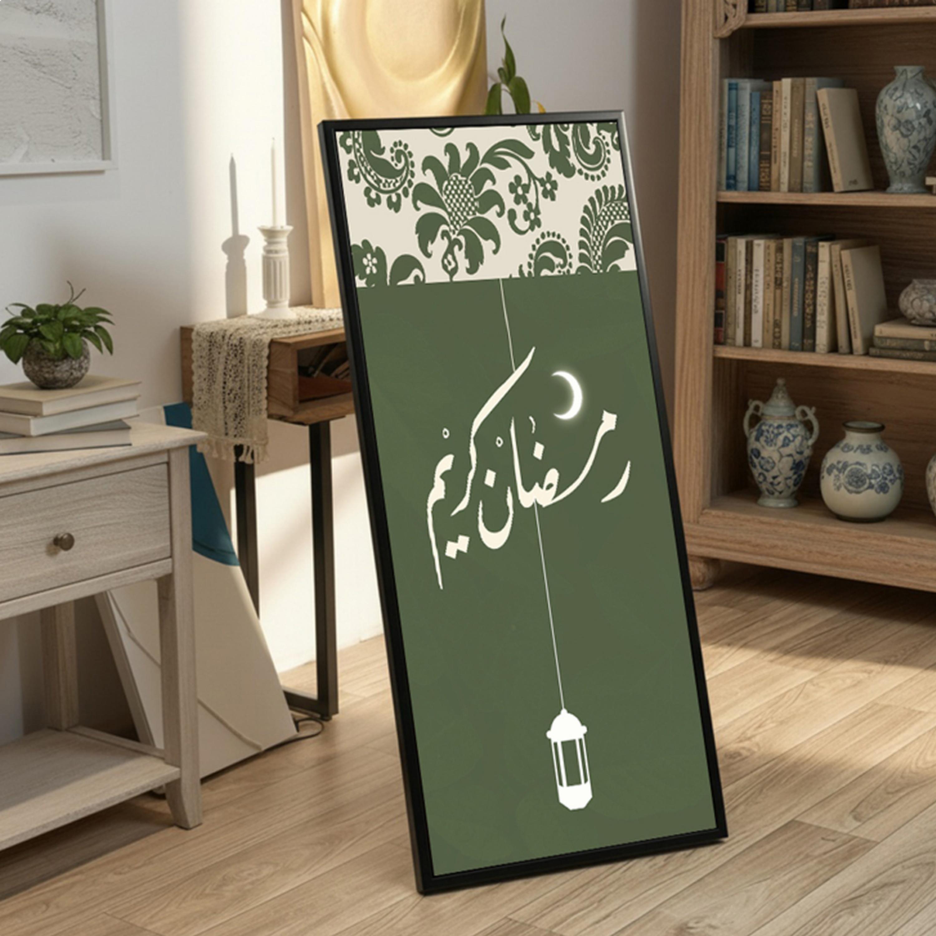 لوحة جدارية قماشية رمضان كريم-household-walldecorandmirrors-wallart-image-5