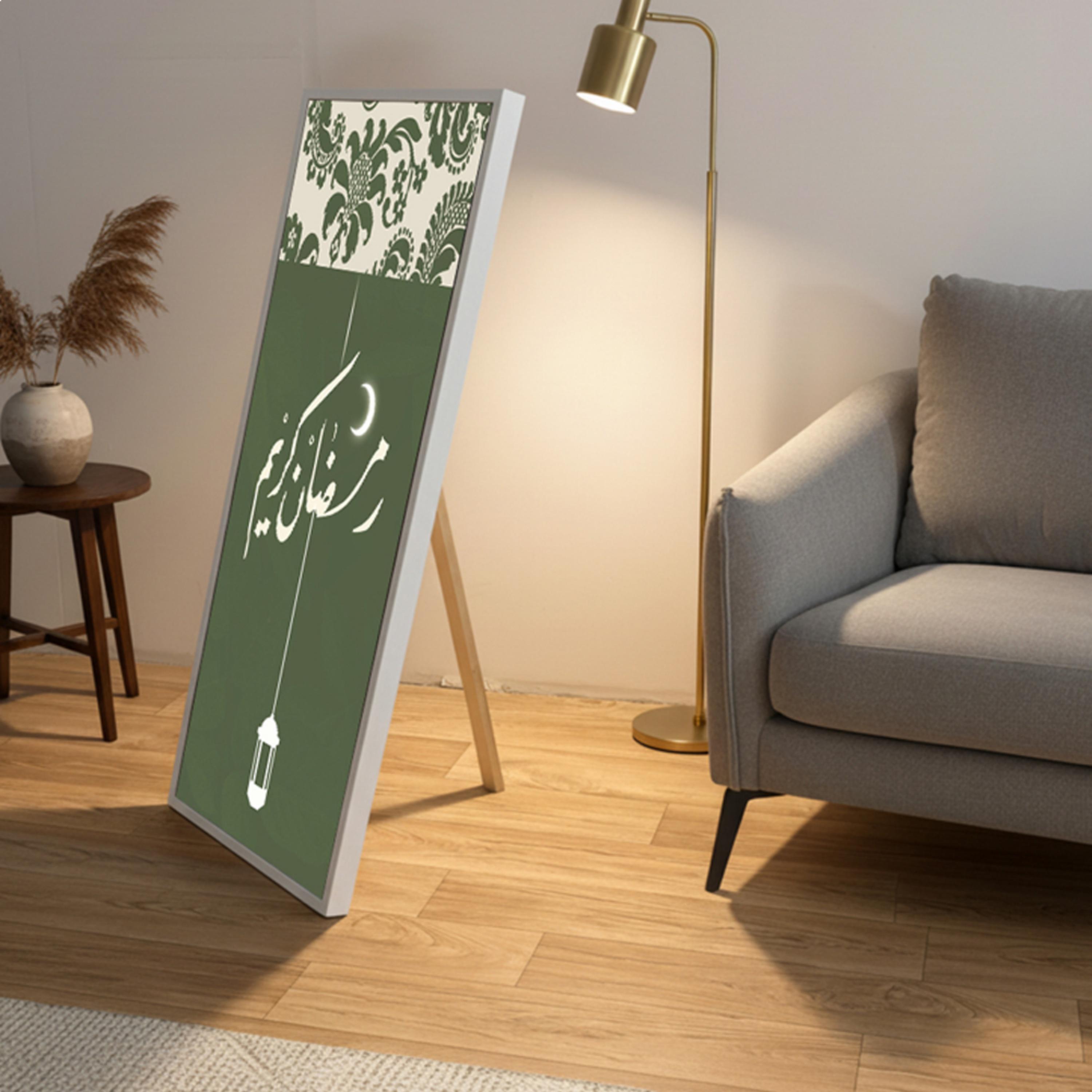 لوحة جدارية قماشية رمضان كريم-household-walldecorandmirrors-wallart-image-1