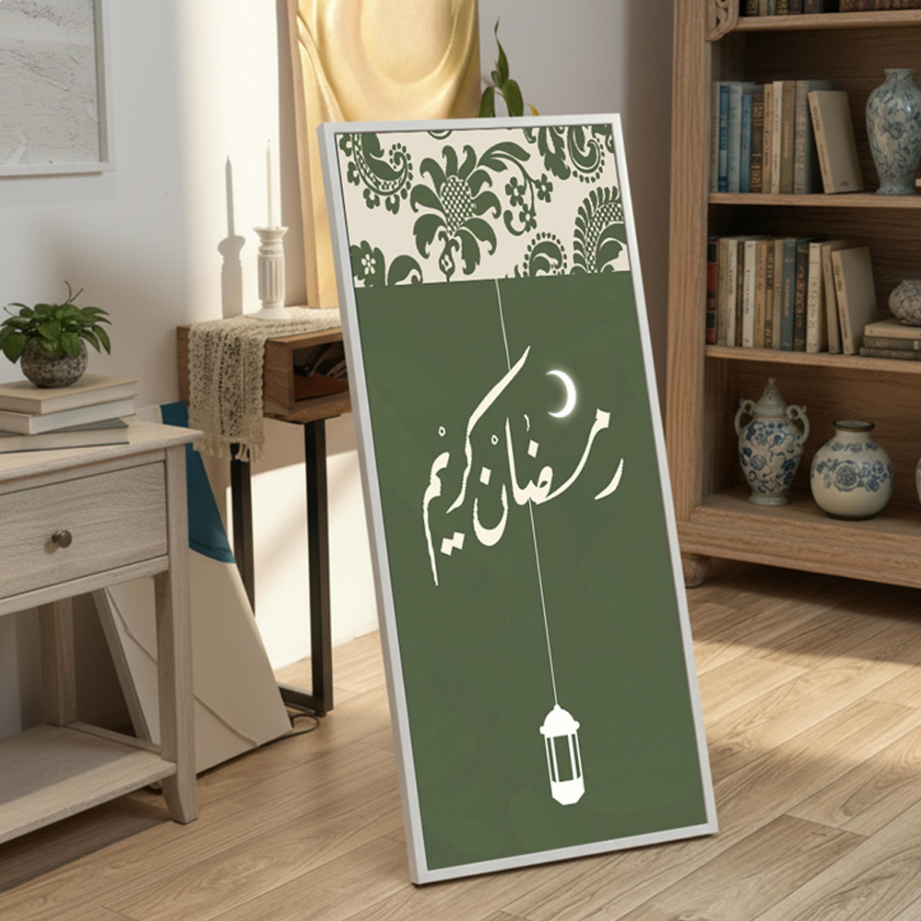 لوحة جدارية قماشية رمضان كريم-household-walldecorandmirrors-wallart-image-3