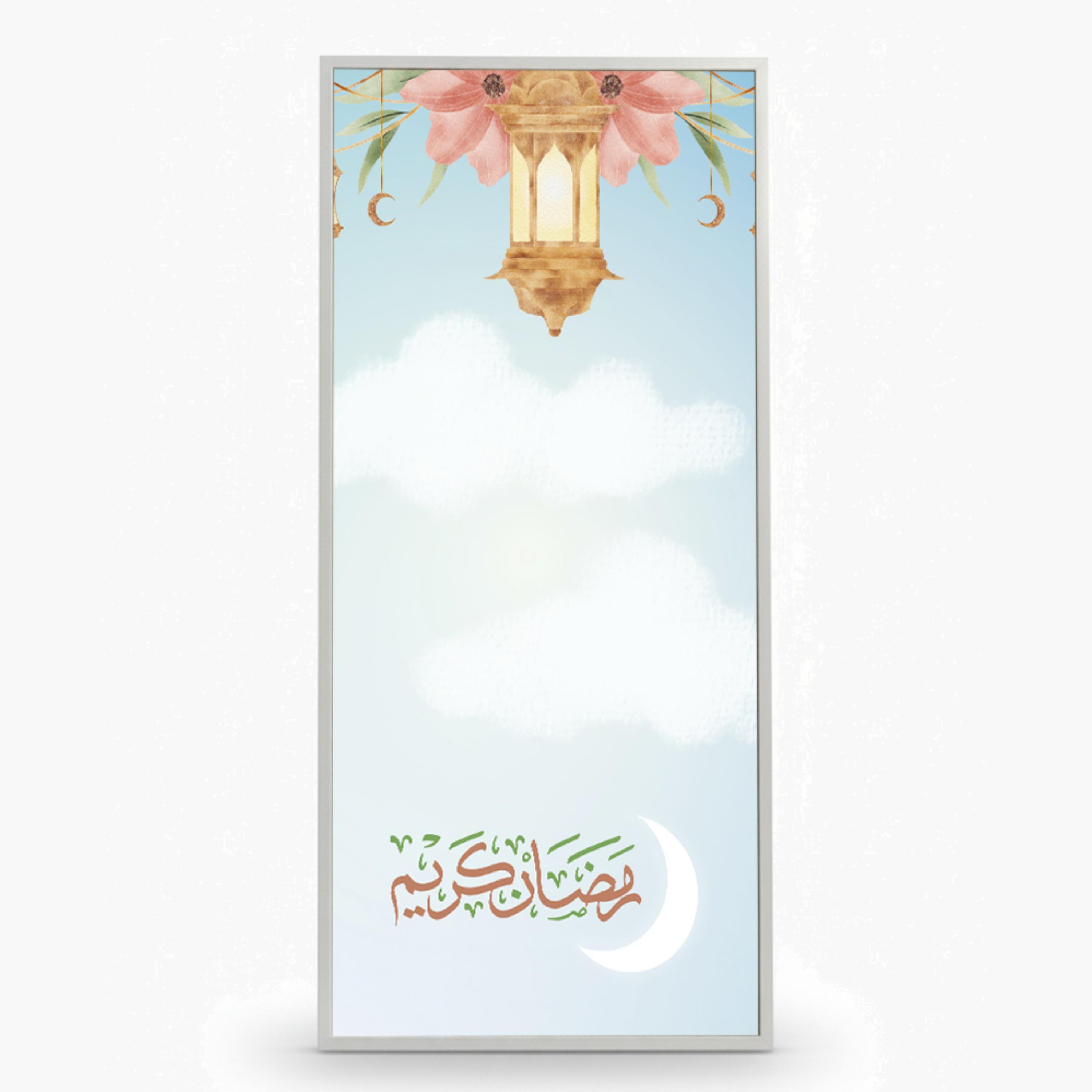 لوحة جدارية قماشية رمضان كريم-household-walldecorandmirrors-wallart-image-2