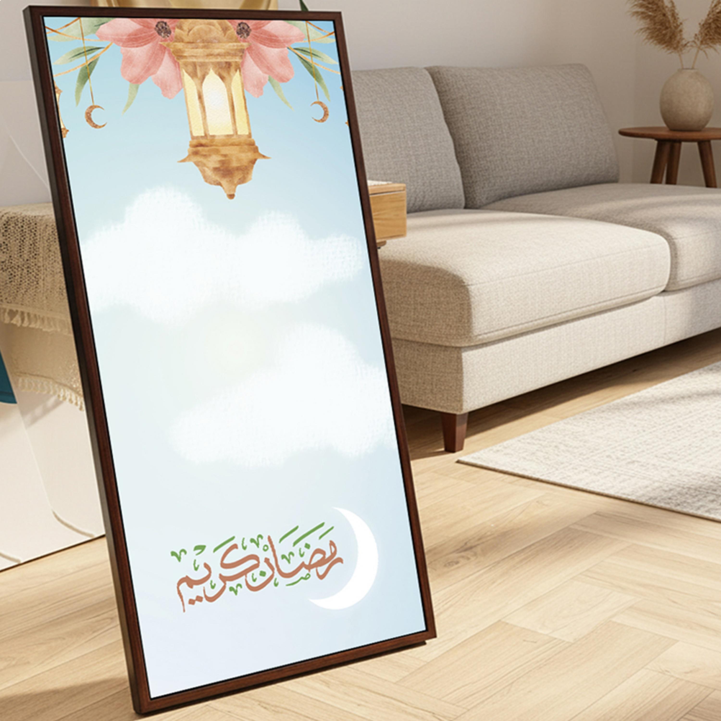 لوحة جدارية قماشية رمضان كريم-household-walldecorandmirrors-wallart-image-3