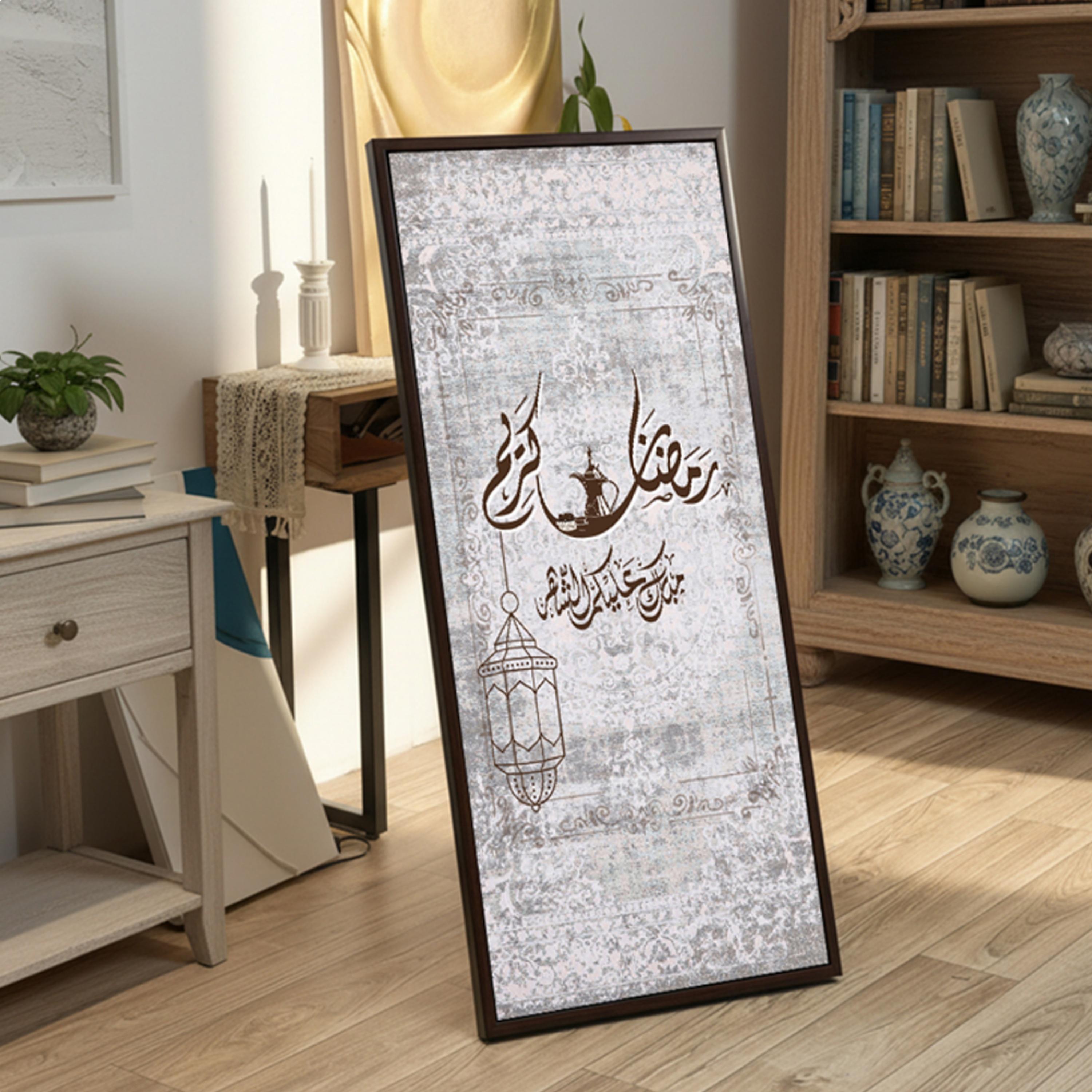 لوحة جدارية قماشية رمضان كريم-household-walldecorandmirrors-wallart-image-1