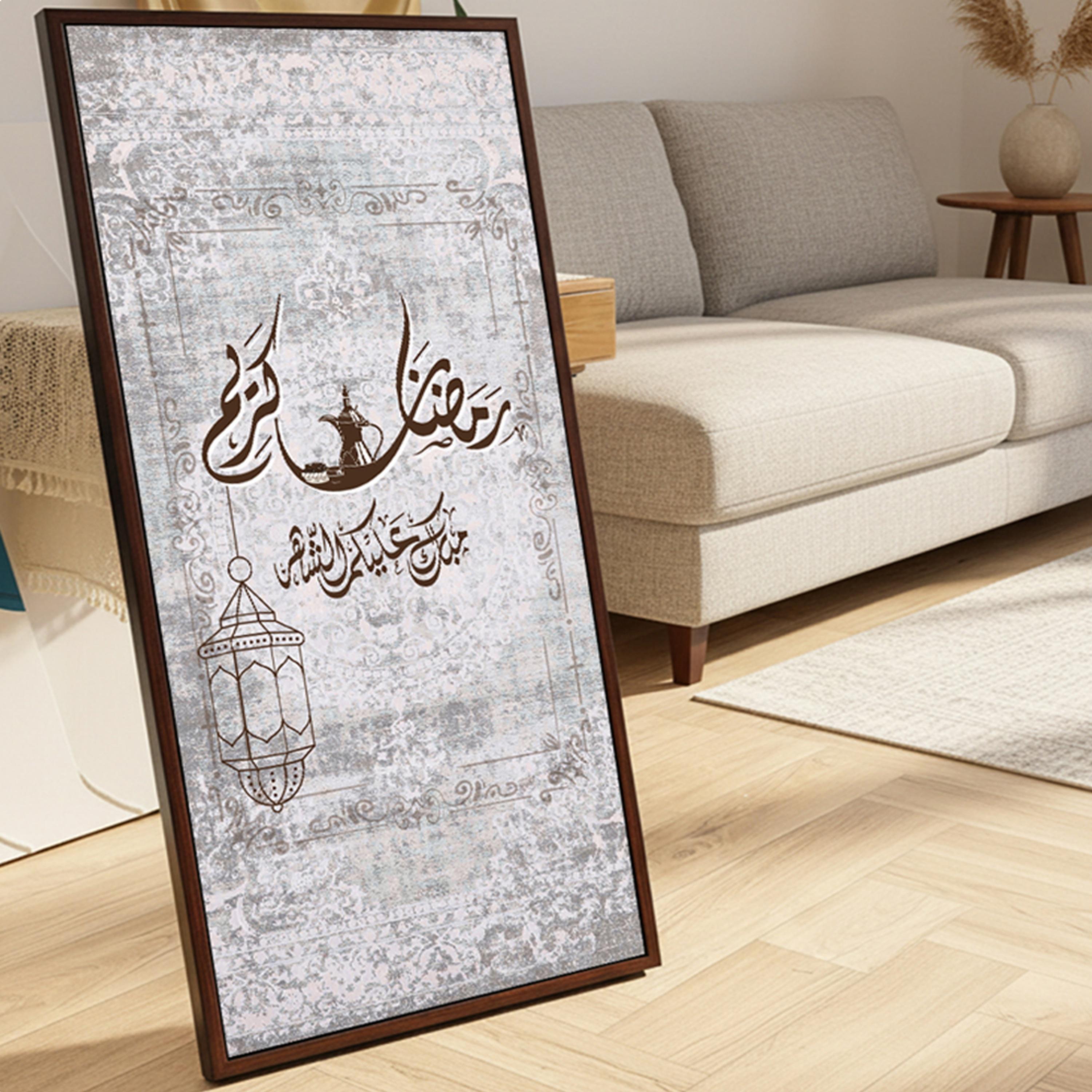 لوحة جدارية قماشية رمضان كريم-household-walldecorandmirrors-wallart-image-6