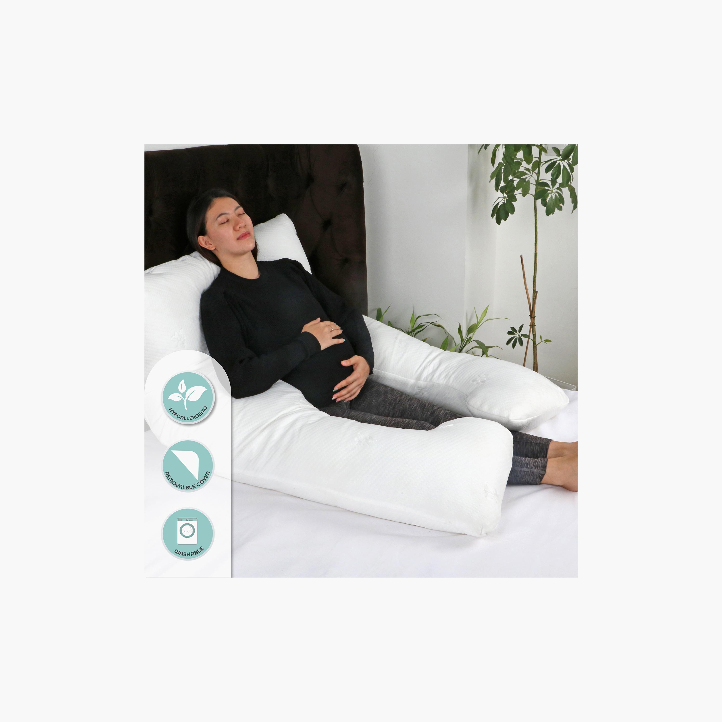 Moon U-Shaped Full Body Pregnancy Pillow-baby-feeding-breastfeedingandcare-image-4