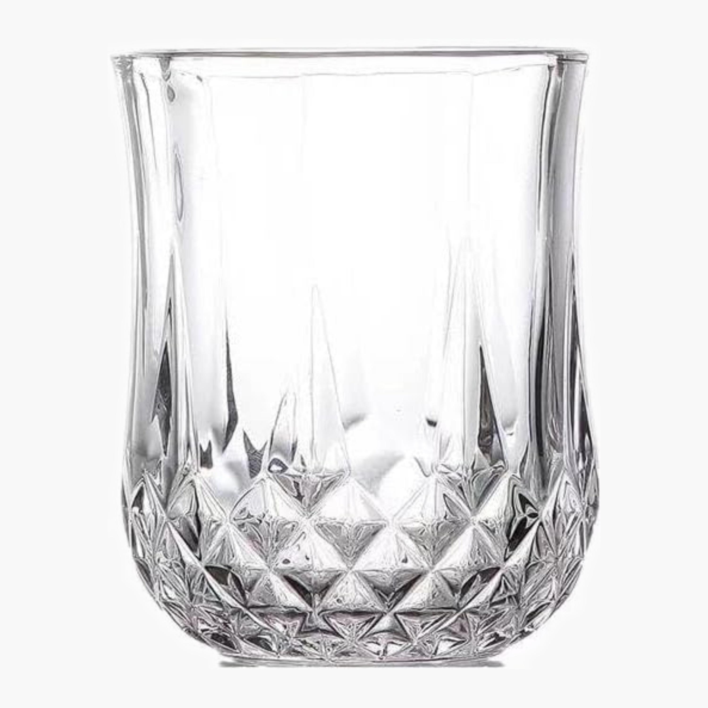 Cuisine Art Textured Glass Tumblers, Set of Two-household-dining-teaandcoffee-mugsandcups-image-4