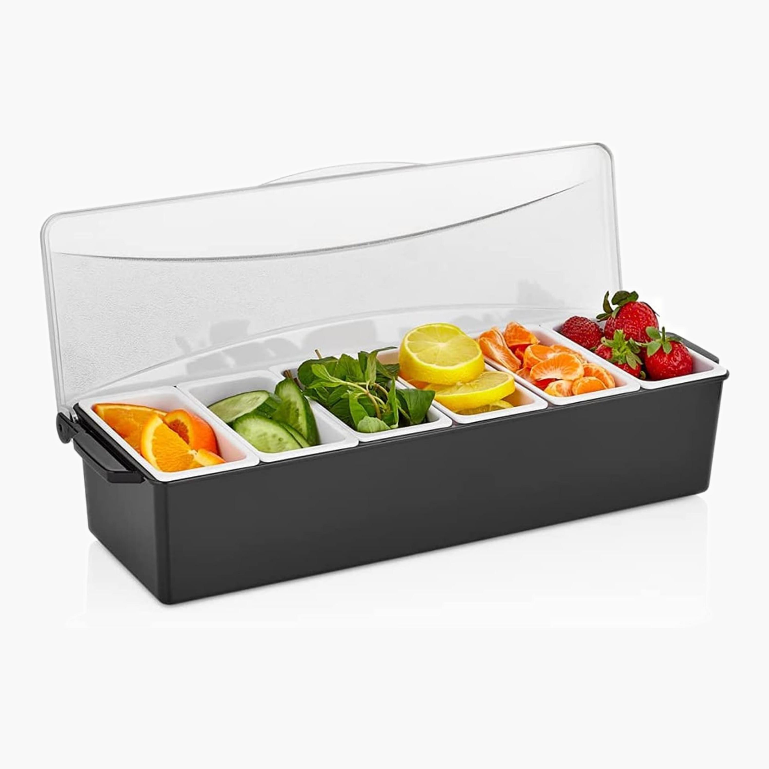 GastroPlast Garnish Garnish Organiser Box with Six Compartments-household-dining-serveware-servingtrays-image-2