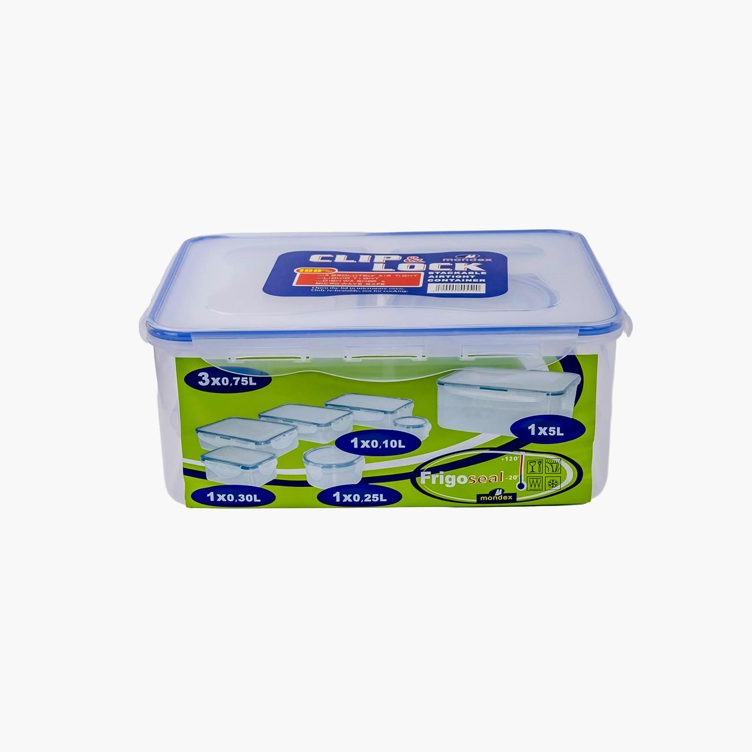 Mondex Polypropylene Clip Lock Food Storage Container Set-household-kitchen-foodstorage-pantryandstorage-image-5