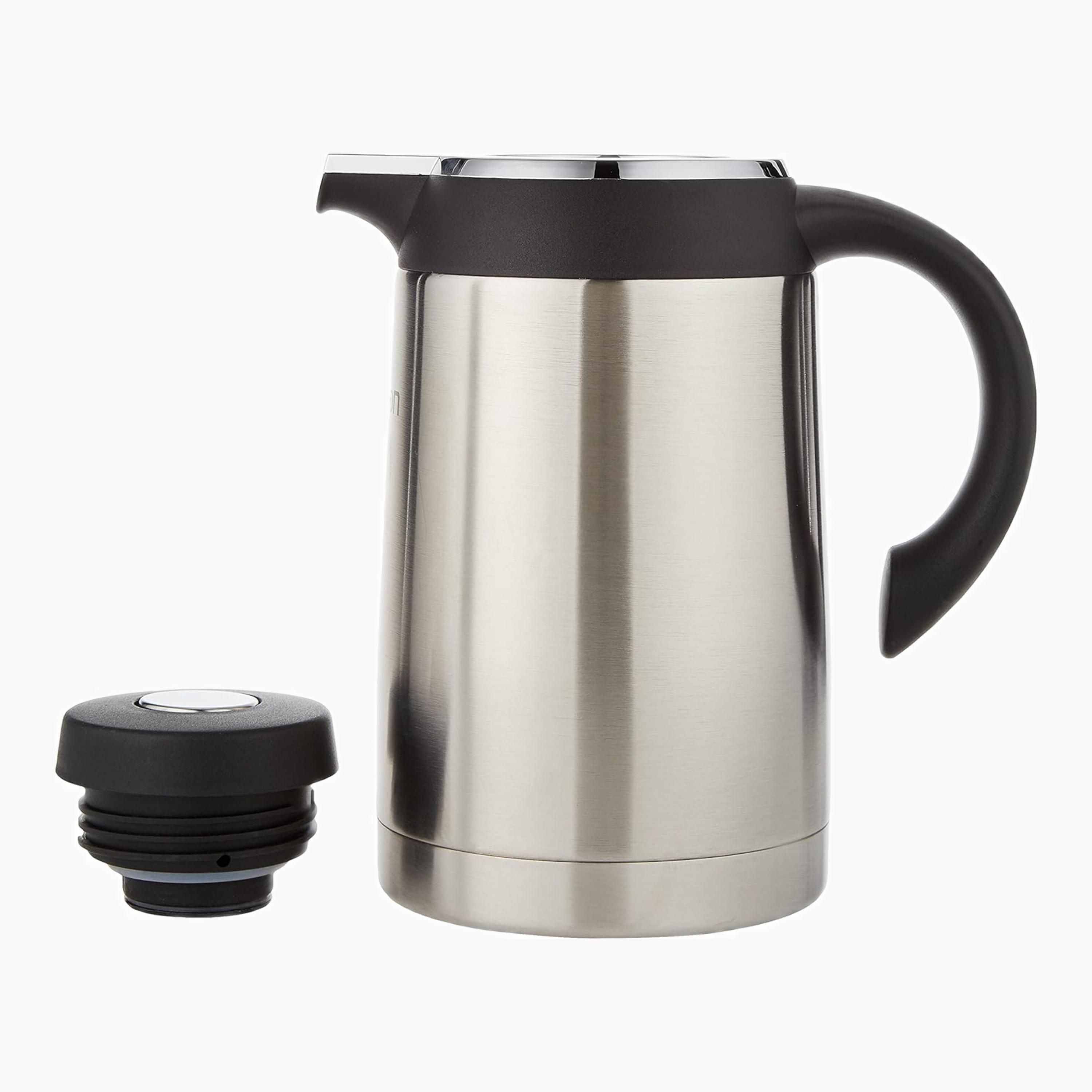Nessan Stainless Stainless Steel Thermal Flask 1.3 Litre-household-dining-teaandcoffee-vacuumflaskscoffeeandteapots-image-2