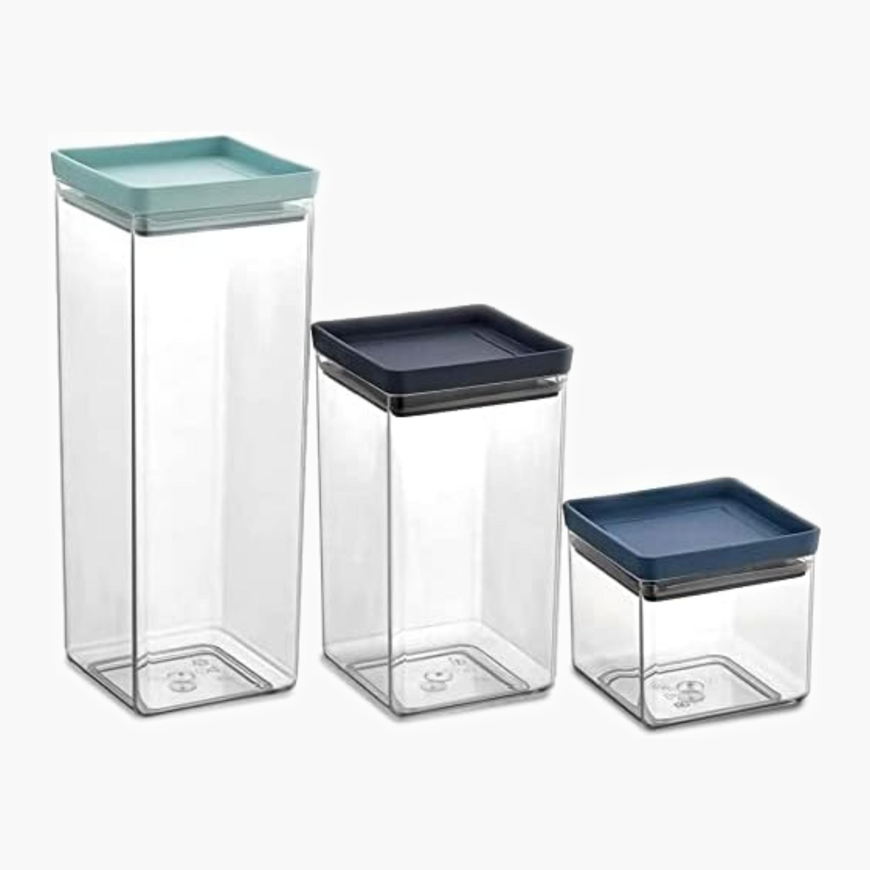 Organizers Set Stackable Food Storage Containers Clear-household-kitchen-foodstorage-pantryandstorage-image-3