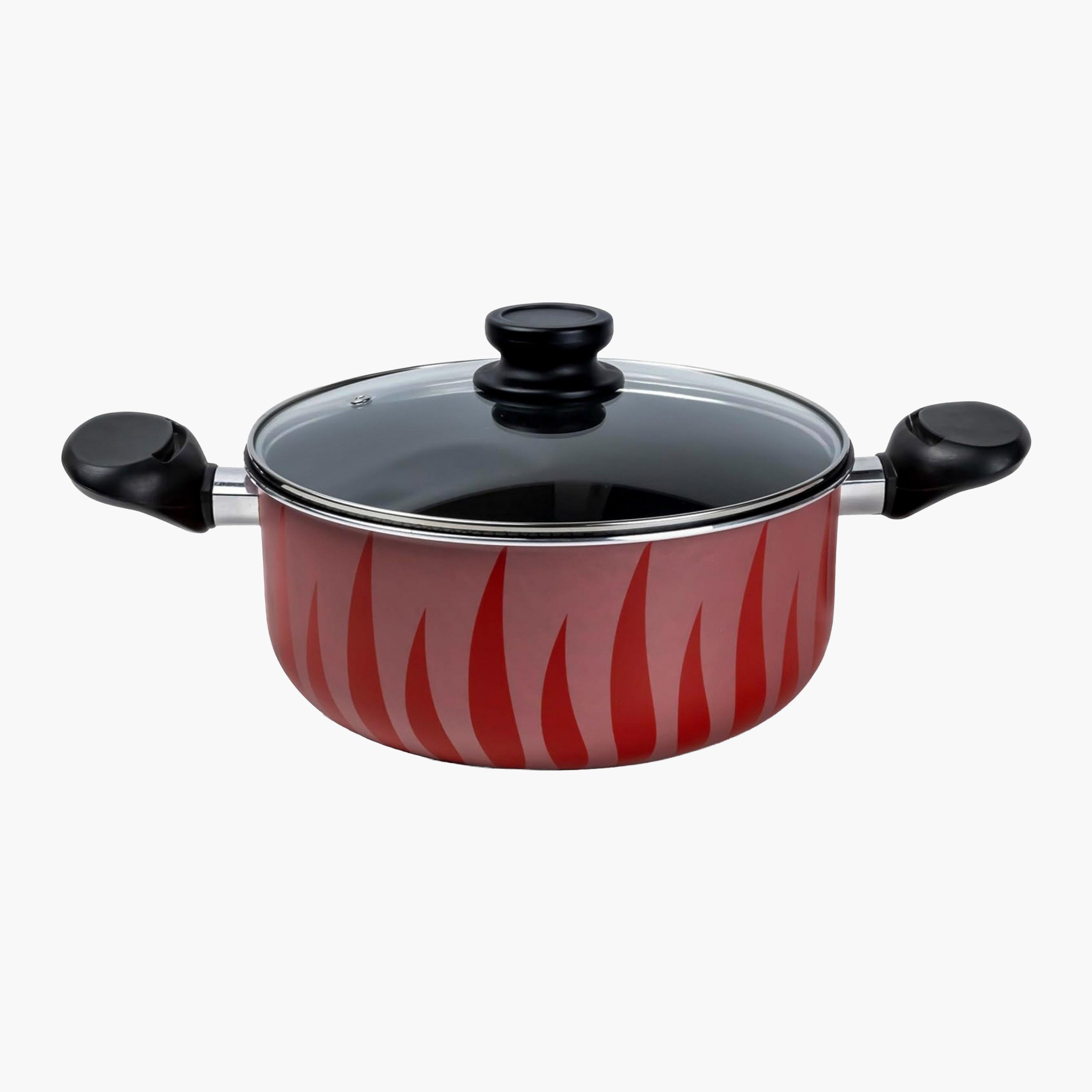 SENSTAN Flame Flame Design Non-Stick Casserole 20cm-household-dining-serveware-foodwarmersandcasseroles-image-1