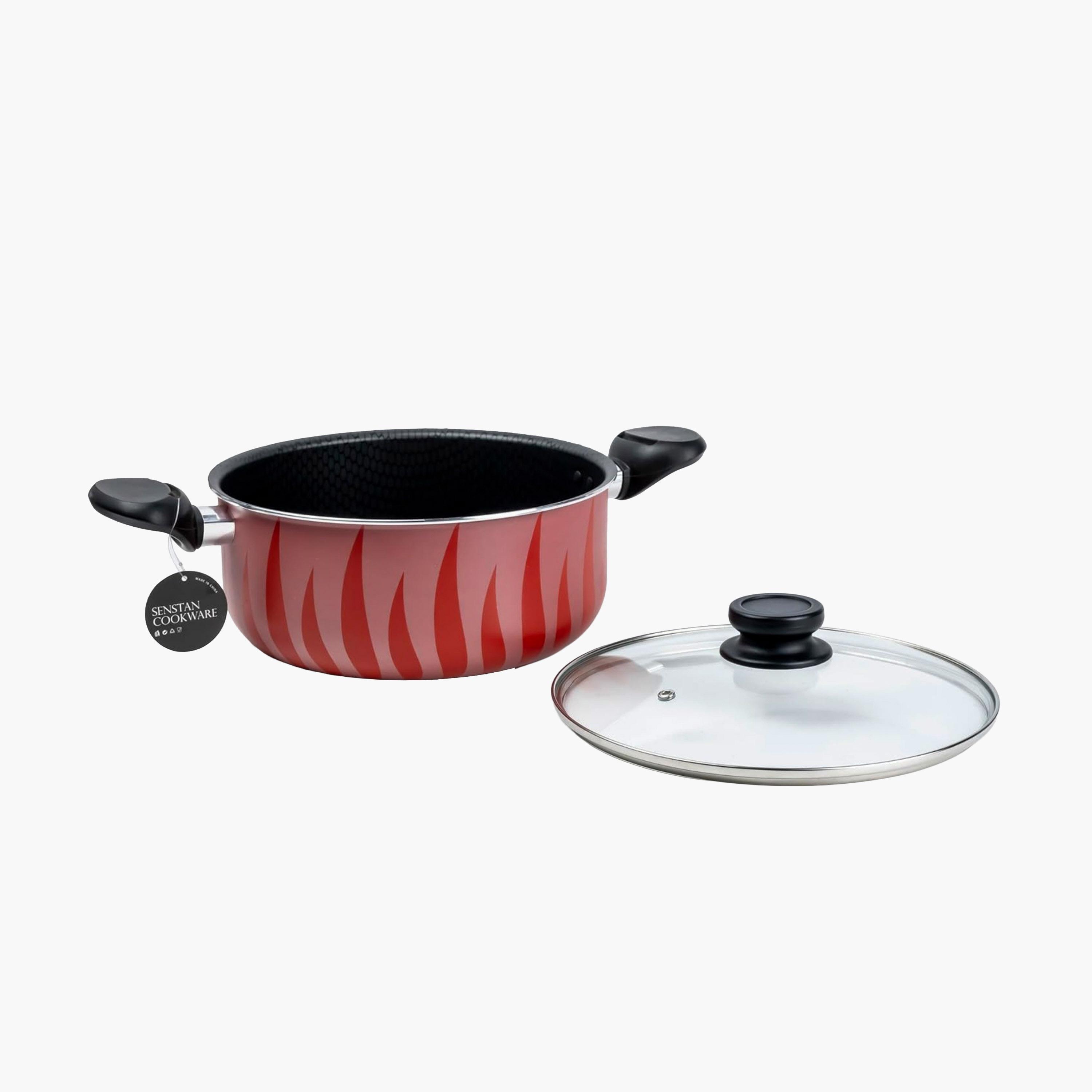 SENSTAN Flame Flame Design Non-Stick Casserole 20cm-household-dining-serveware-foodwarmersandcasseroles-image-3