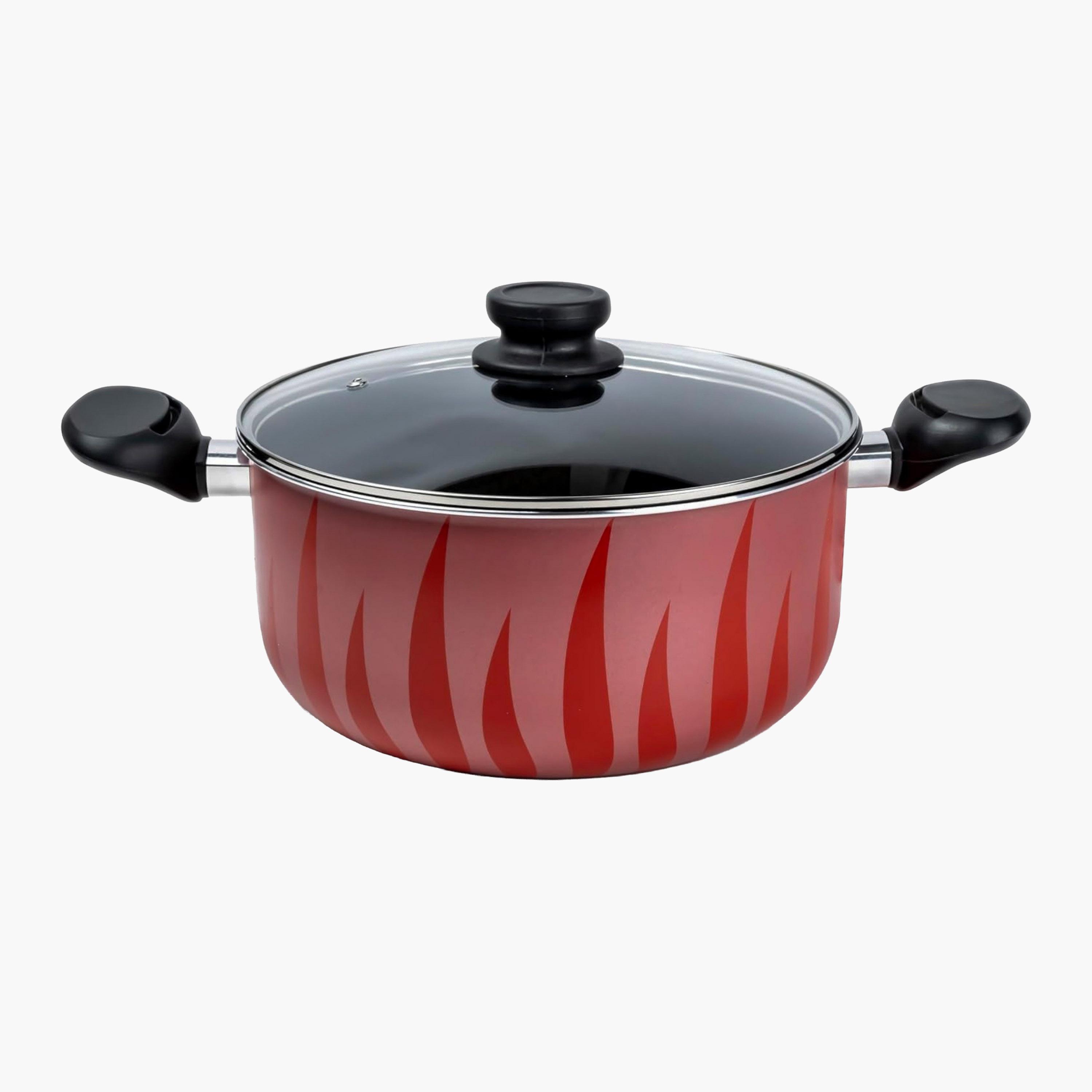 SENSTAN Flame Flame Design Non-Stick Casserole 24cm-household-dining-serveware-foodwarmersandcasseroles-image-1